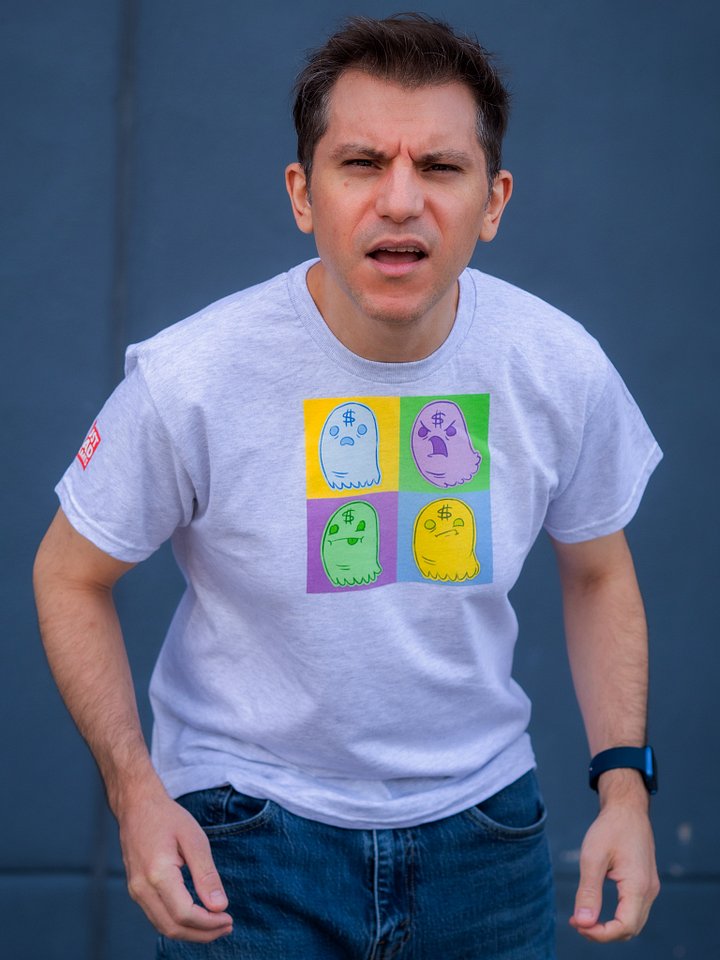 2x2 Grid Money Ghost T-Shirt product image (1)
