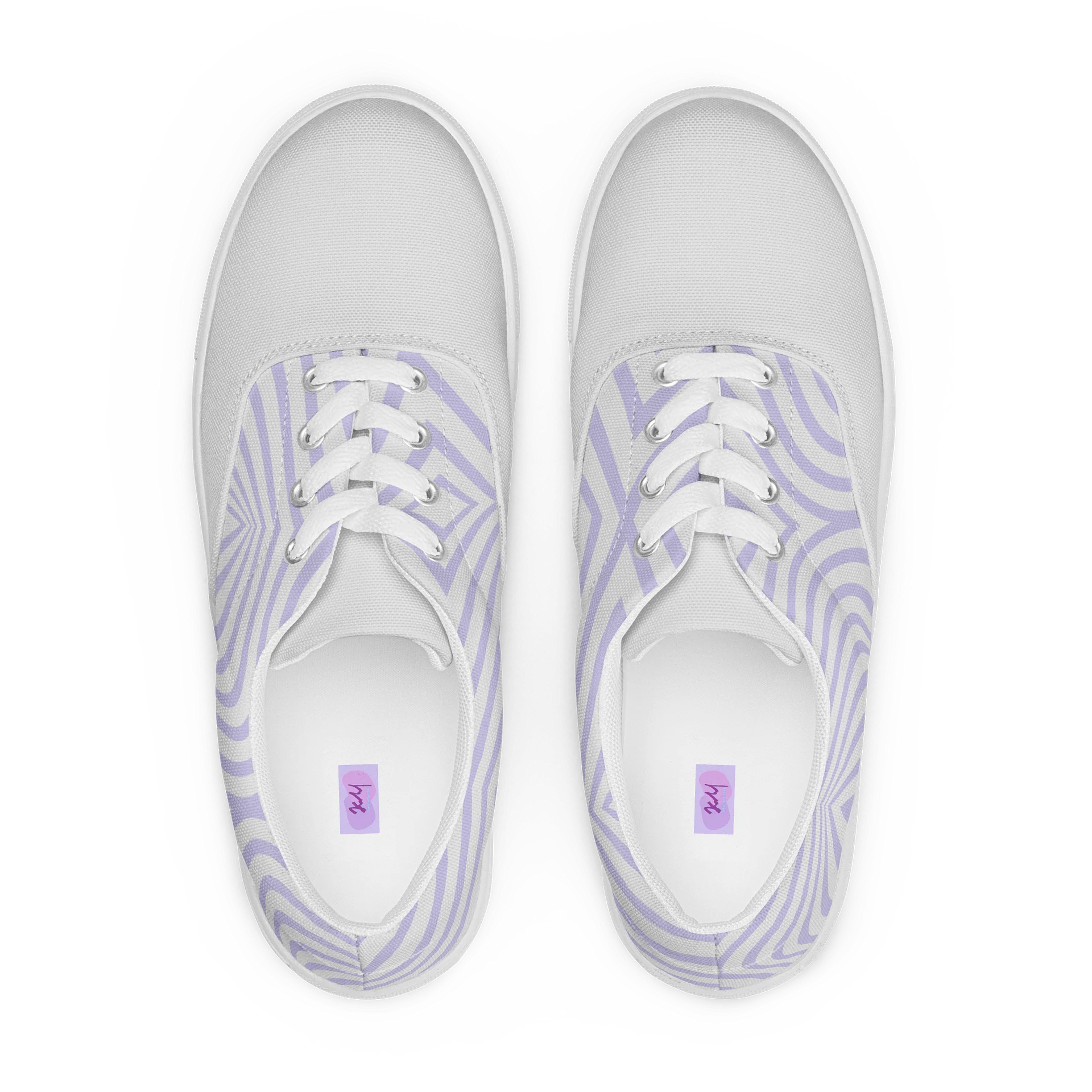 Symmetric Waves Men's Canvas Shoes product image (4)