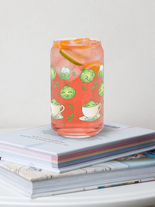 Green Tea Slime Can-Shaped Glass product image (3)