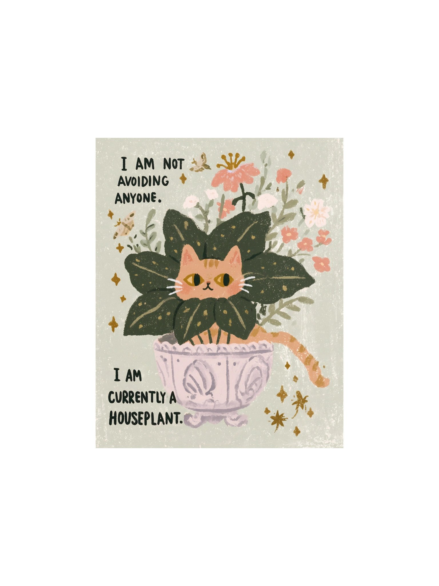 Houseplant Cat Poster product image (4)