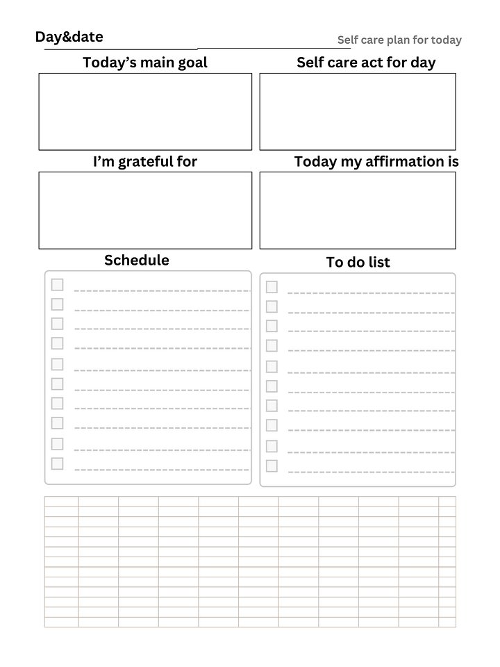 The Art of Mindful Living: A Daily Self-Care Journal My Journey to Inner Peace: A Guided Self-Care Reflection product image (1)