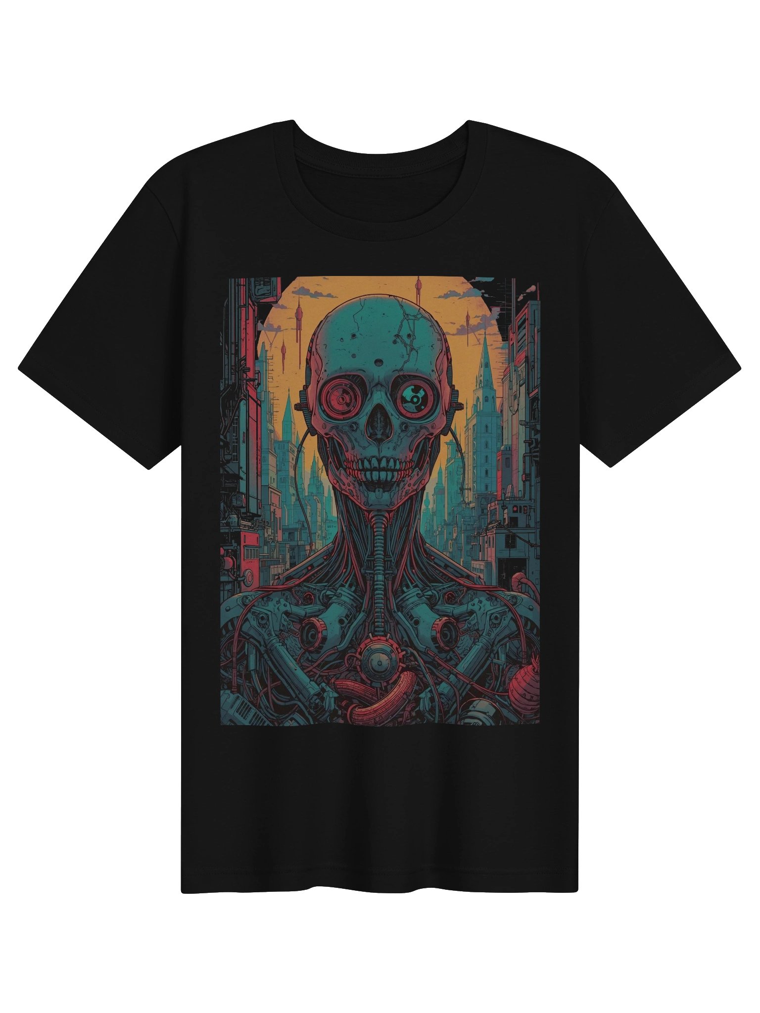 Synthetic Skull Dominion Lightweight T-Shirt product image (1)