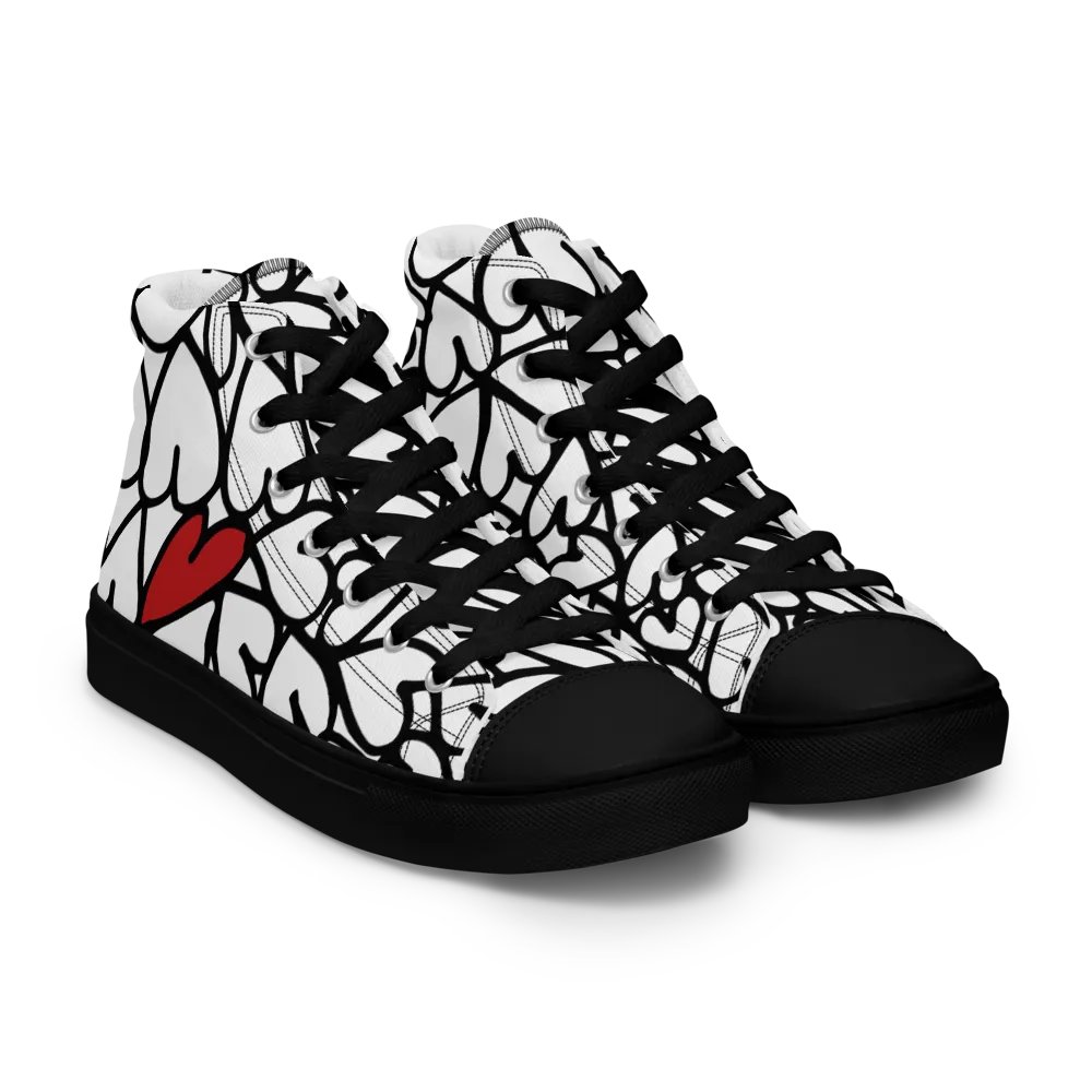 Have A Heart High Top Canvas Shoes product image (8)