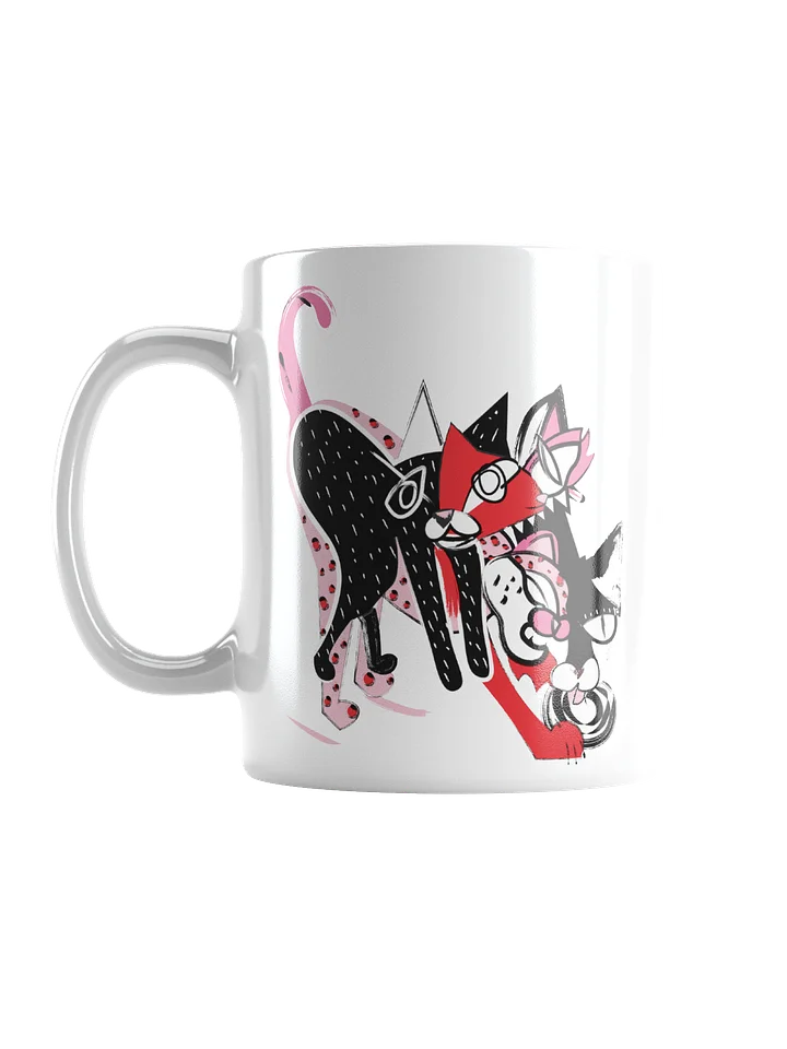 Mug Kaleido Cat - Pink Red product image (1)