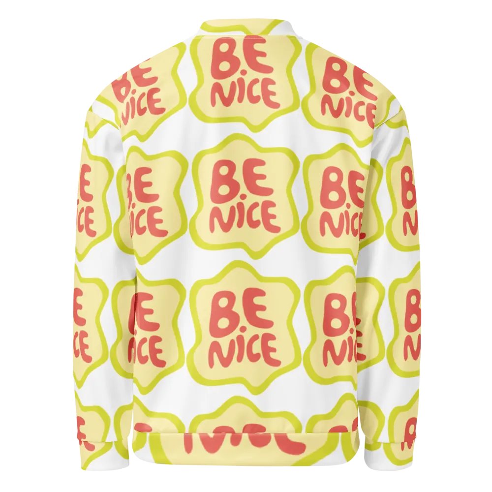 BE NICE All-Over Bomber Jacket product image (3)