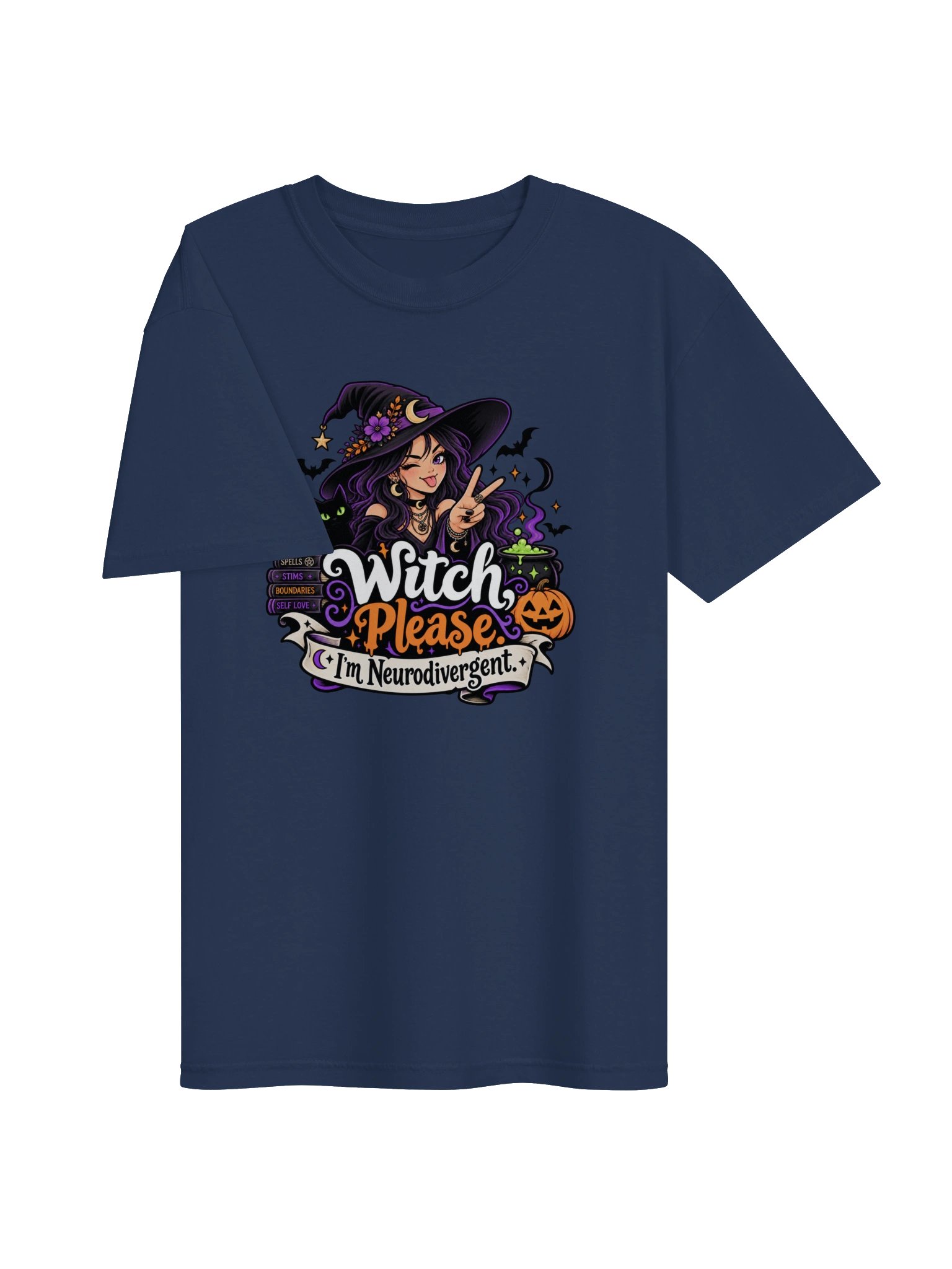 Witch Please, I’m Neurodivergent | Funny Halloween T-Shirt product image (75)