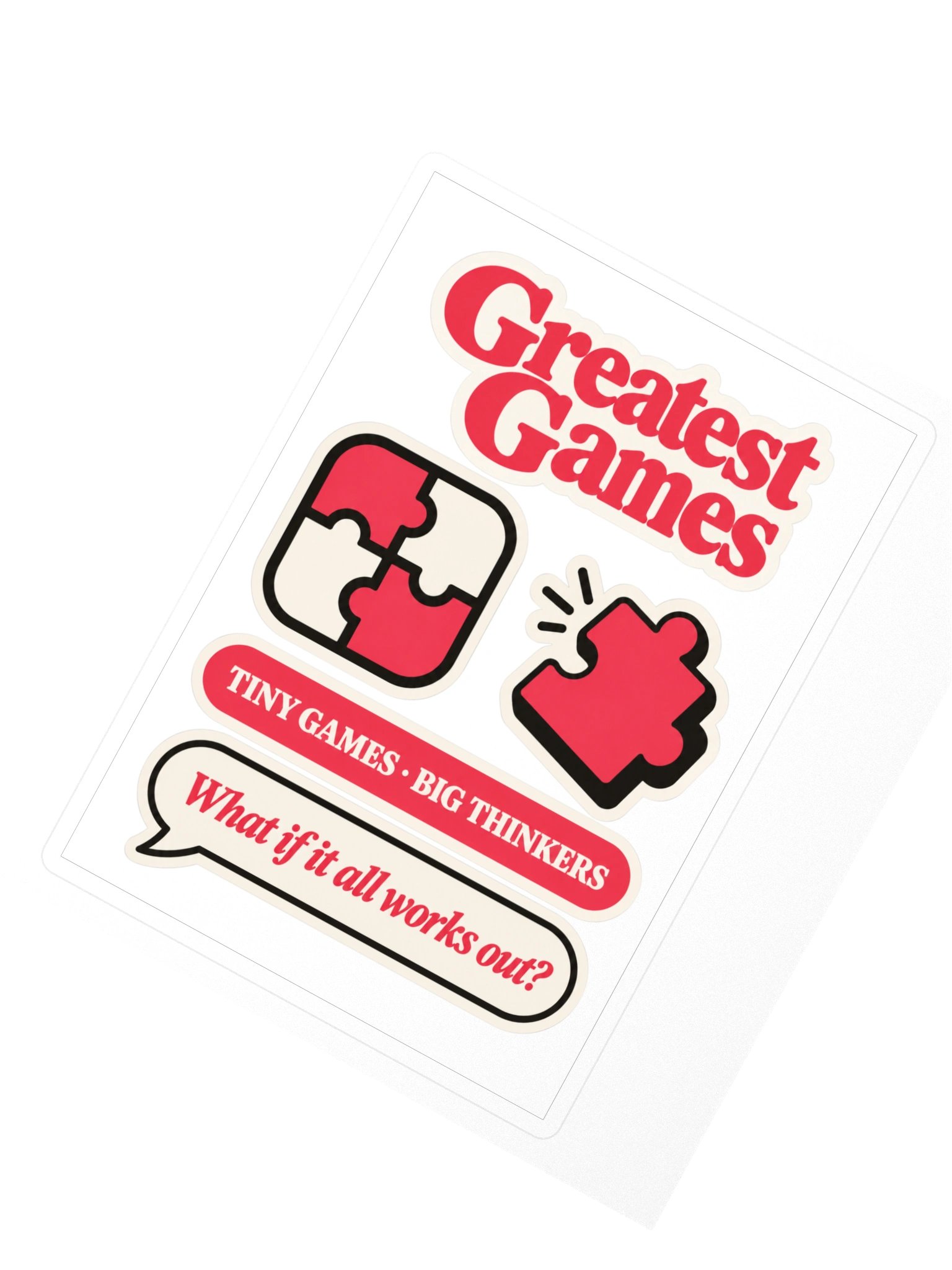 Greatest Games Sticker Sheet product image (2)