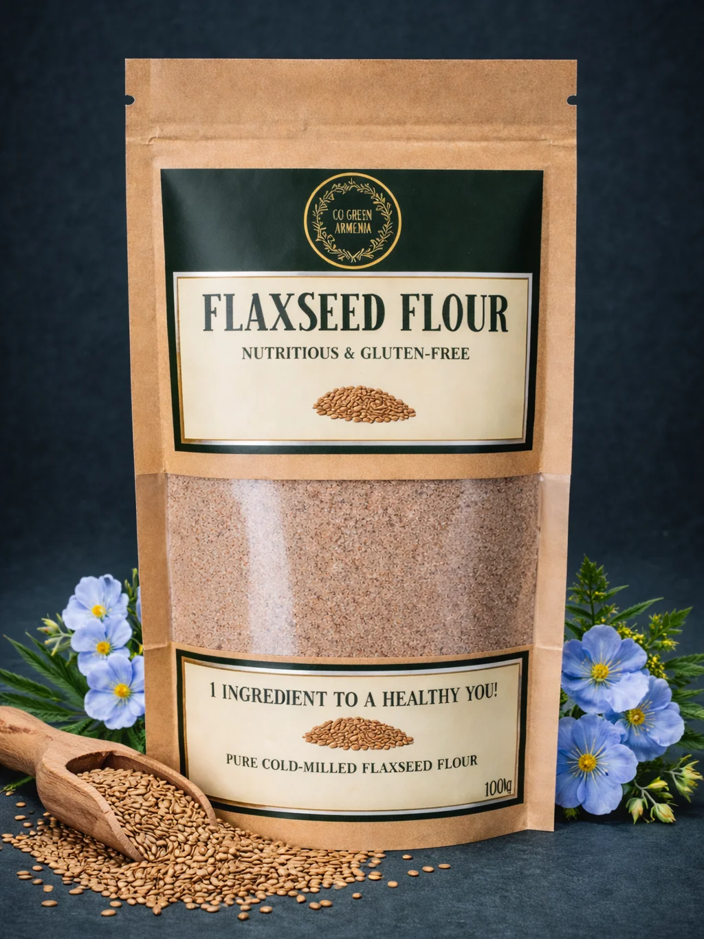 Flaxseed Flour 150g product image (1)