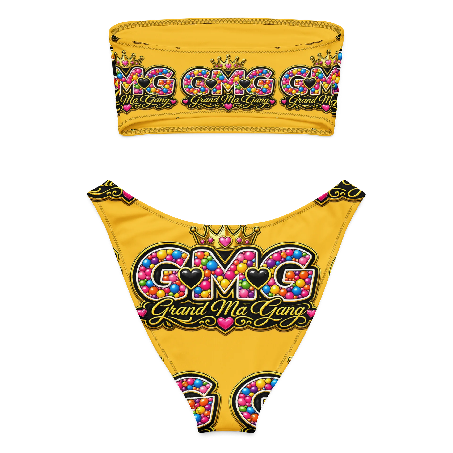 GMG Bubblegum Crown Bikini Set — Grand Ma Gang Limited Edition product image (2)