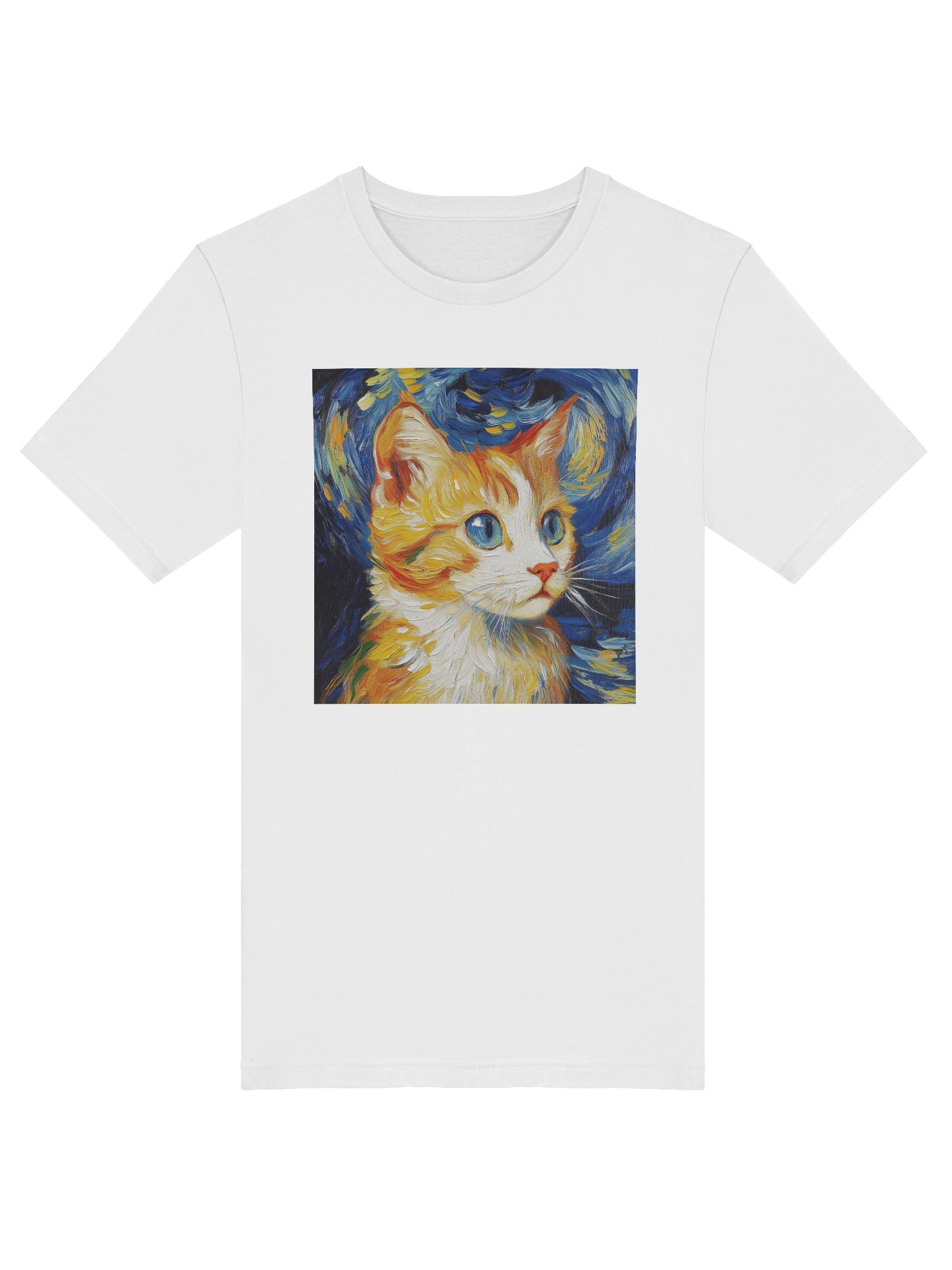 Starry Night Cat T-Shirt product image (101)