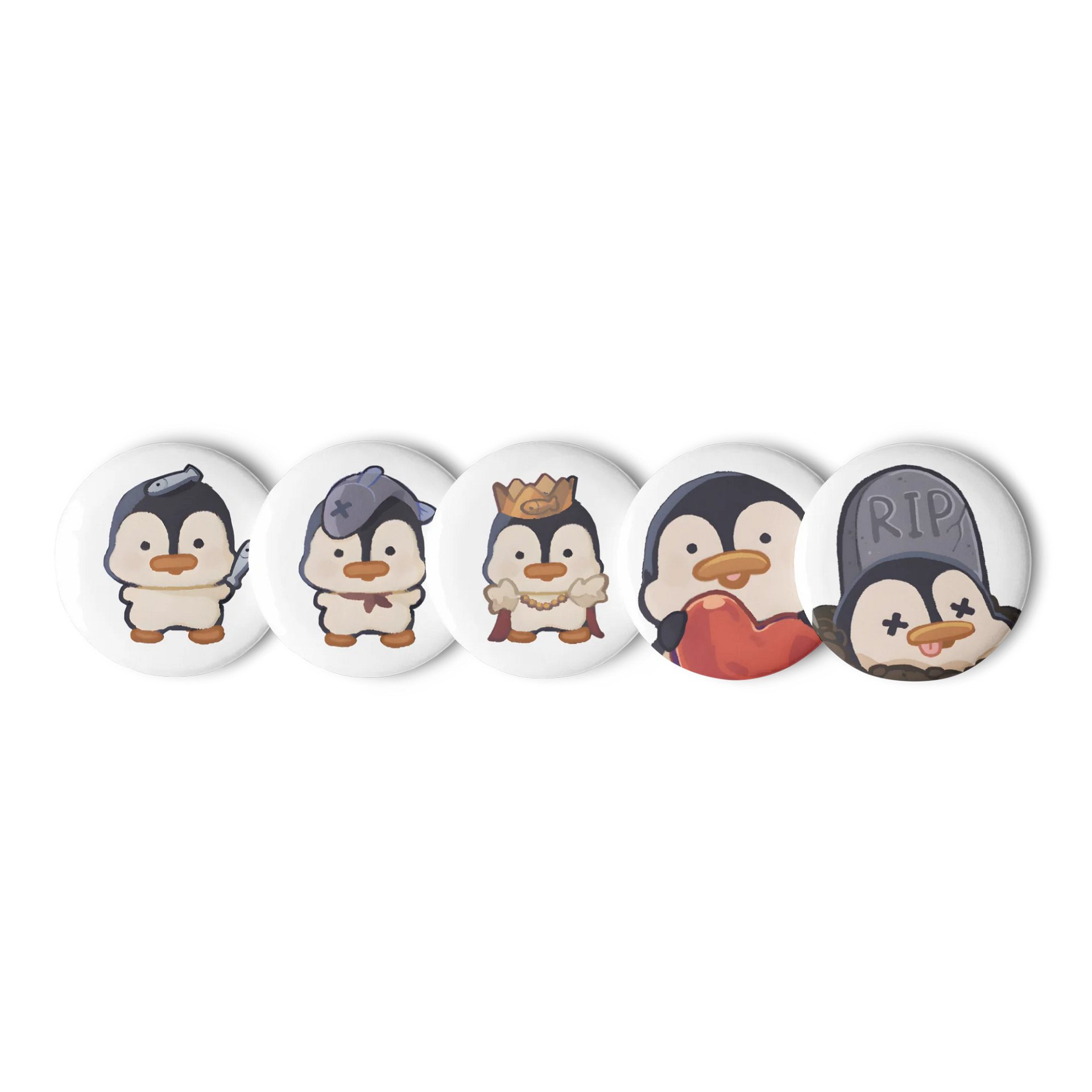 Penguin Pin Buttons product image (1)