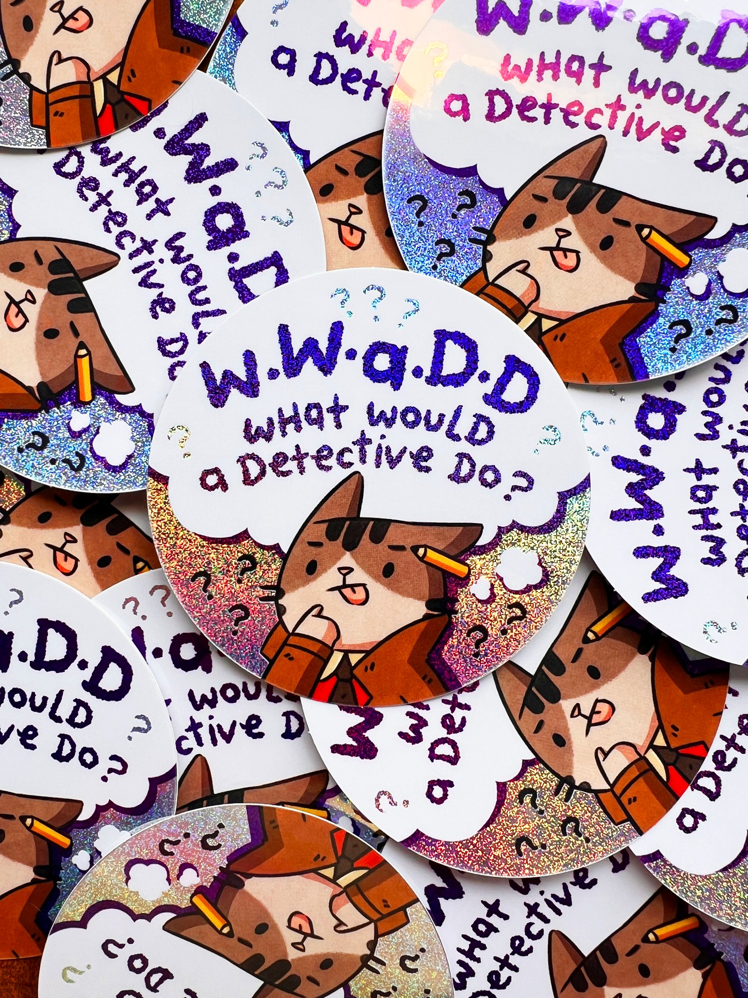 WWADD sticker (glitter) 🌟 NEW! 🌟 product image (2)