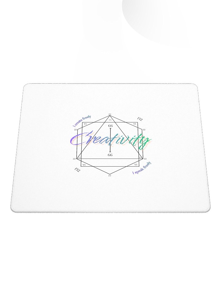 Creativity 132 Vibrational Gaming Mousepad (purple to green) product image (2)