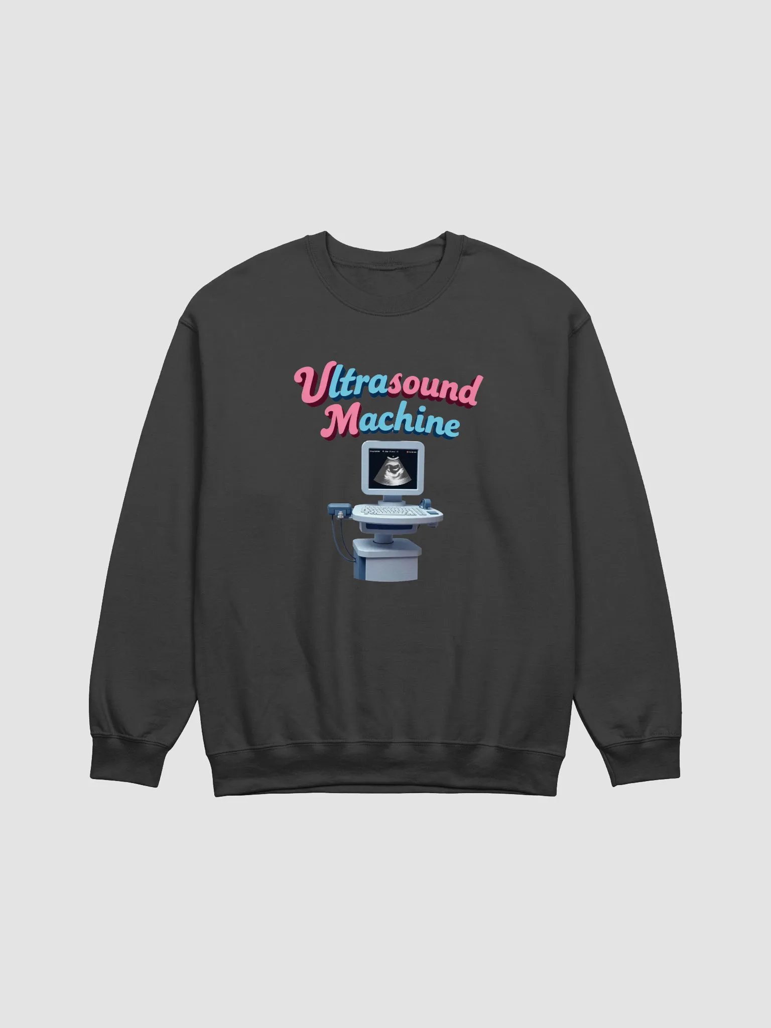 Medical Imaging Ultrasound Machine Crewneck Sweatshirt product image (3)