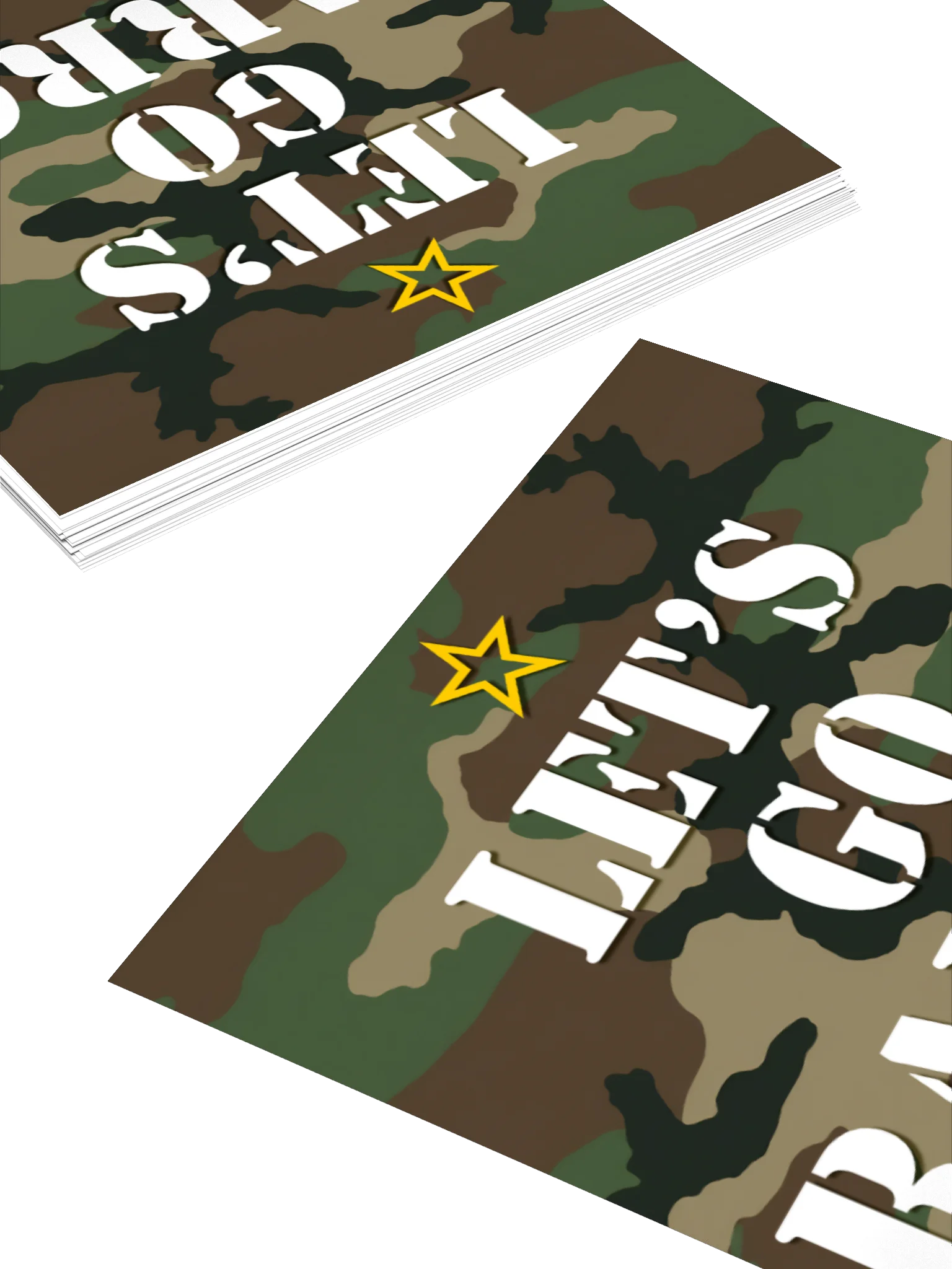 Let's Go Barron Camo Sticker product image (10)