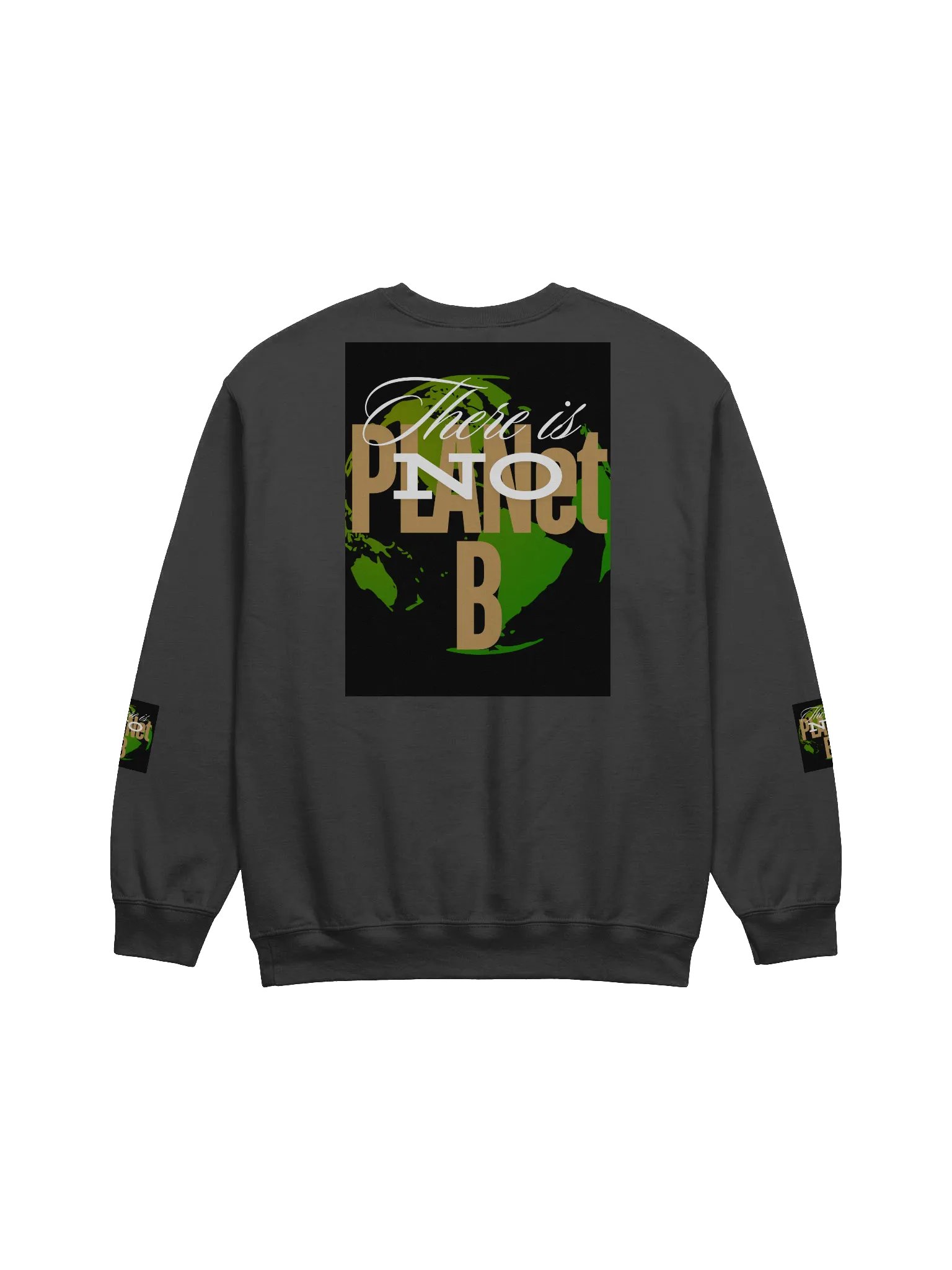 There is No PLANet B Crewneck Sweatshirt | Stand for the Planet in Style product image (2)
