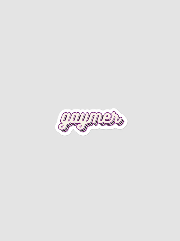 GAYMER STICKER - DEMISEXUAL PRIDE product image (1)