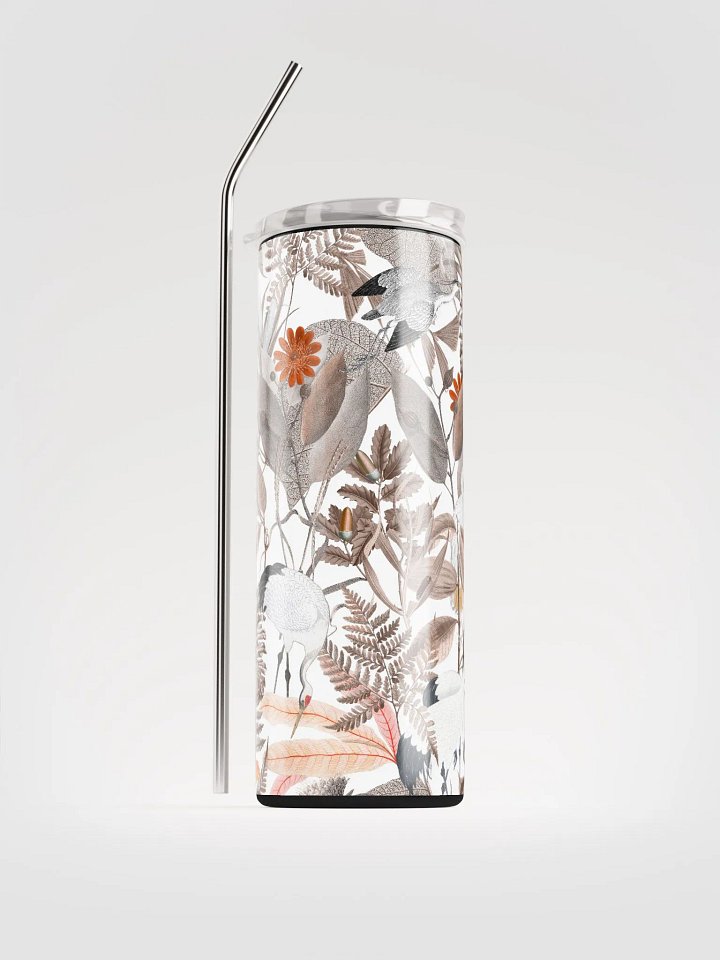 White Ecotone Slim Tumbler product image (1)