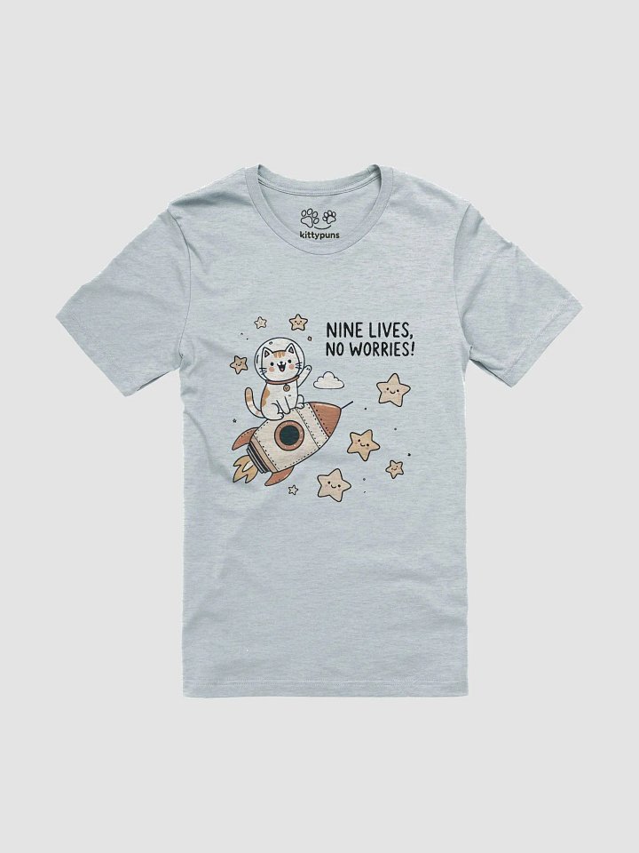Nine lives, no worries t-shirt 1 product image (1)