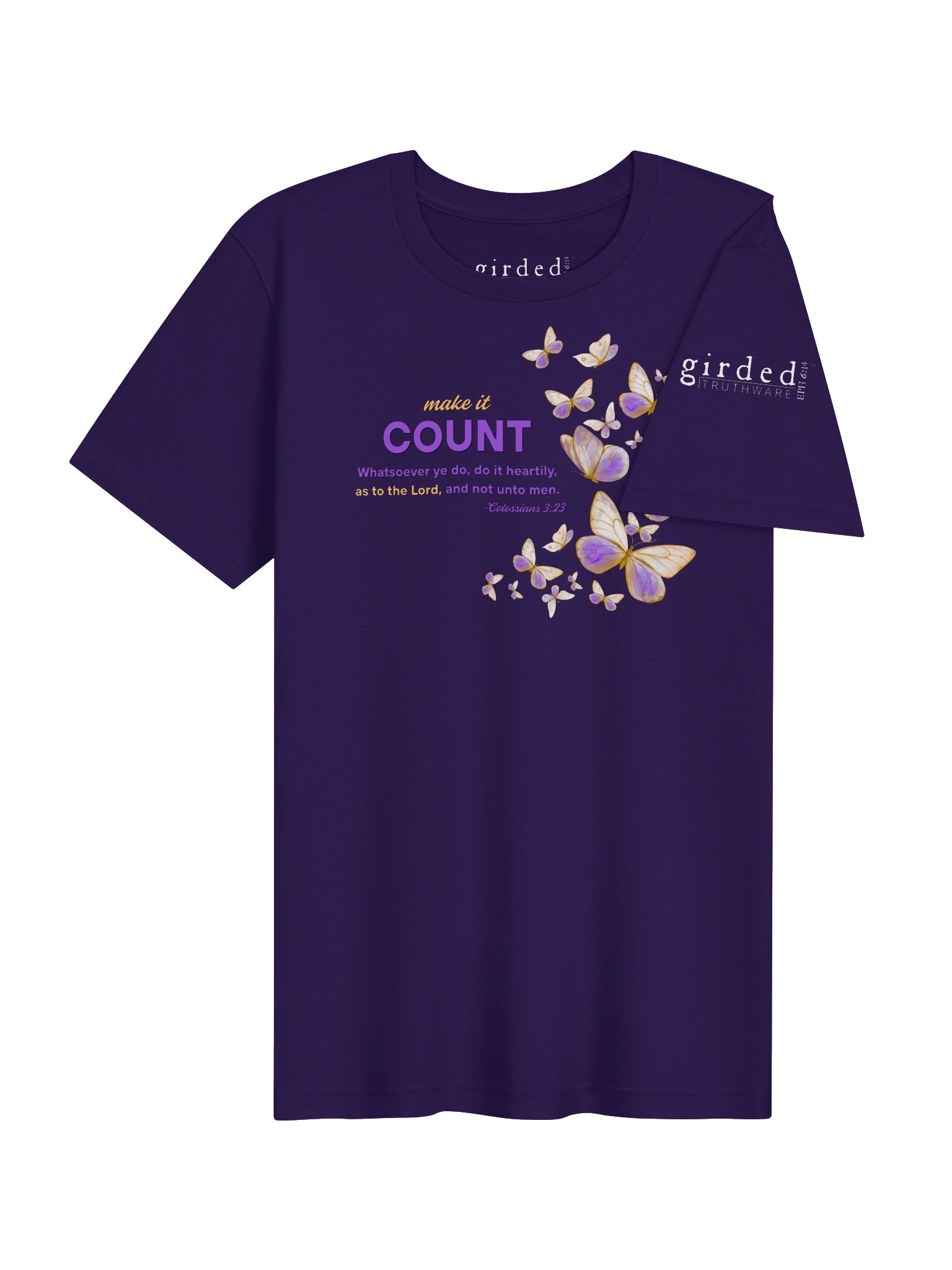 Make It Count Colossians 3:23 Tee product image (4)