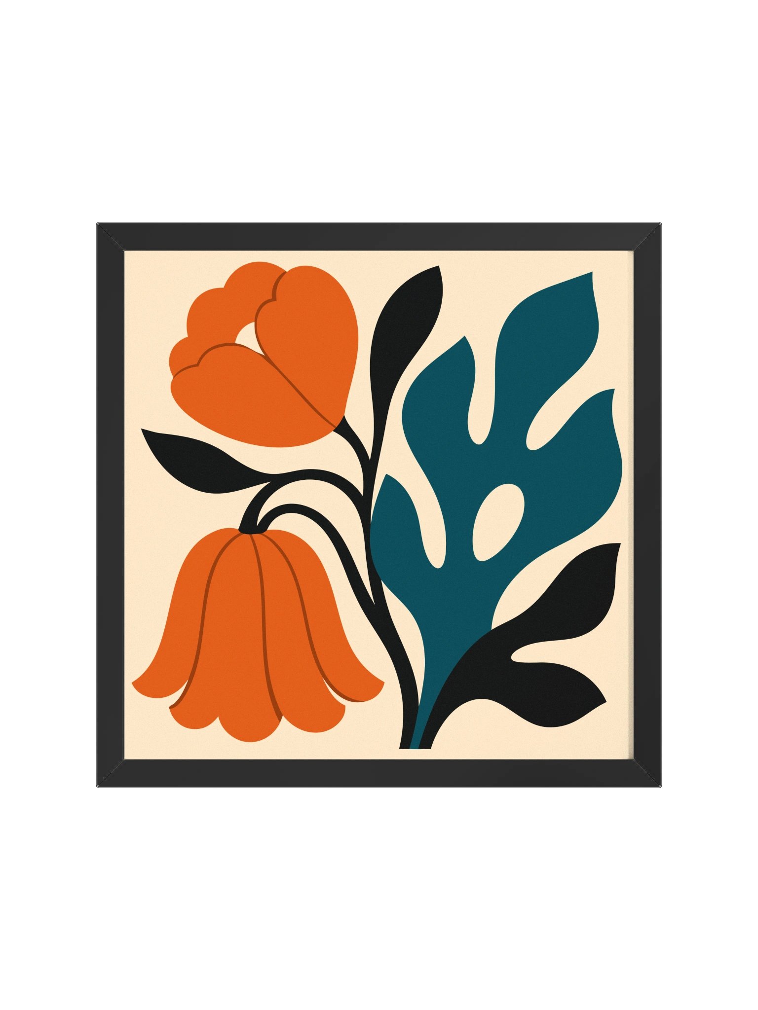 Bold Floral Framed Wall Art product image (1)