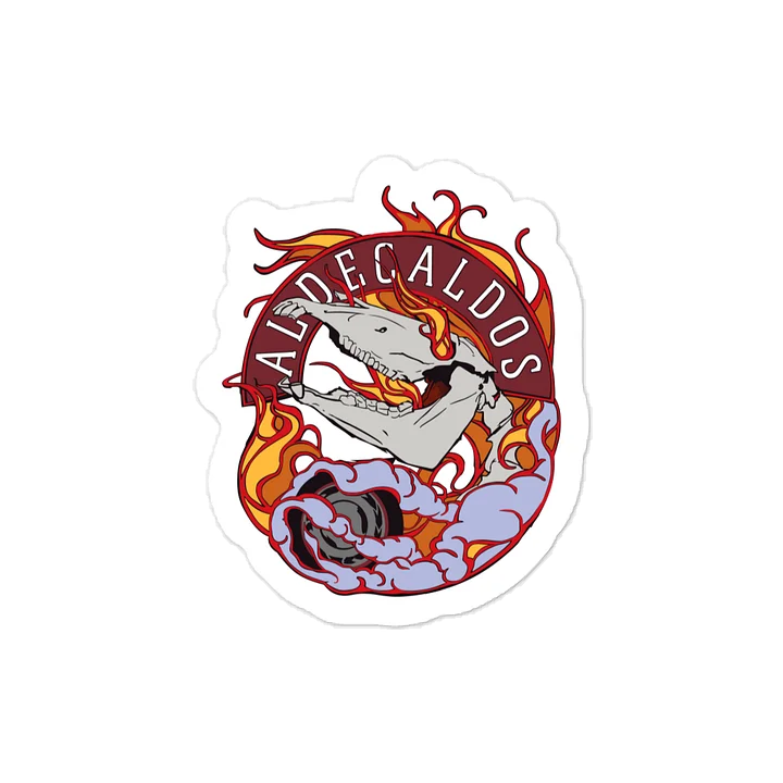 Aldecaldos Skull Flame Emblem Vinyl Decal product image (1)