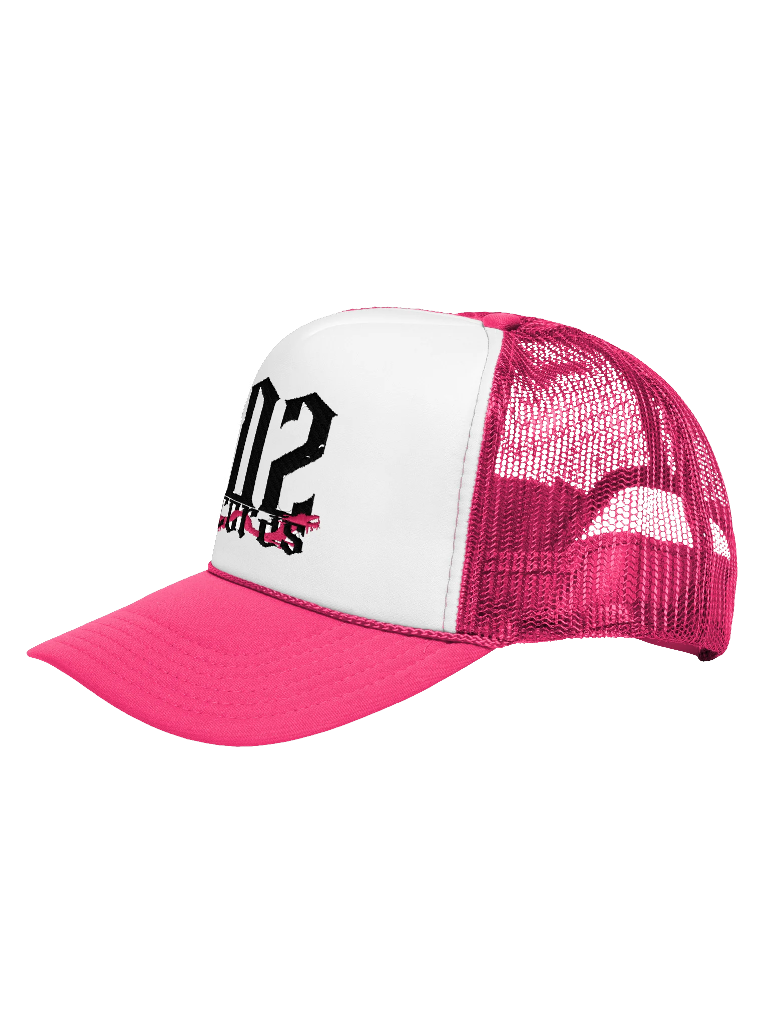 KEVBO "202 Records" Flamingo Pink + White FOAM Trucker hat product image (3)