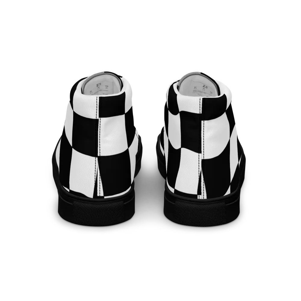 Chess - Men's High Top Canvas Shoes product image (2)