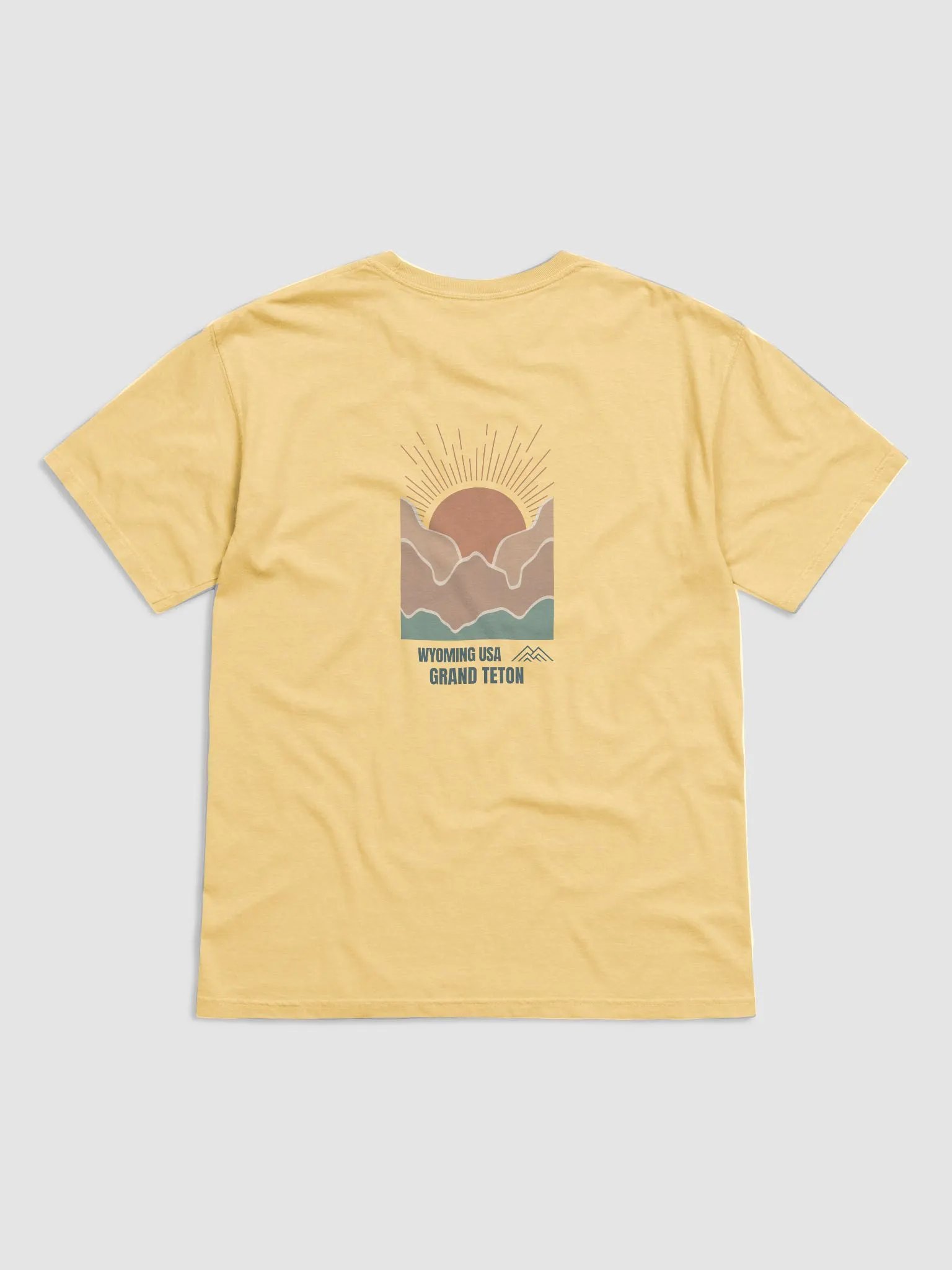 Wyoming Sunrise organic cotton t-shirt product image (2)
