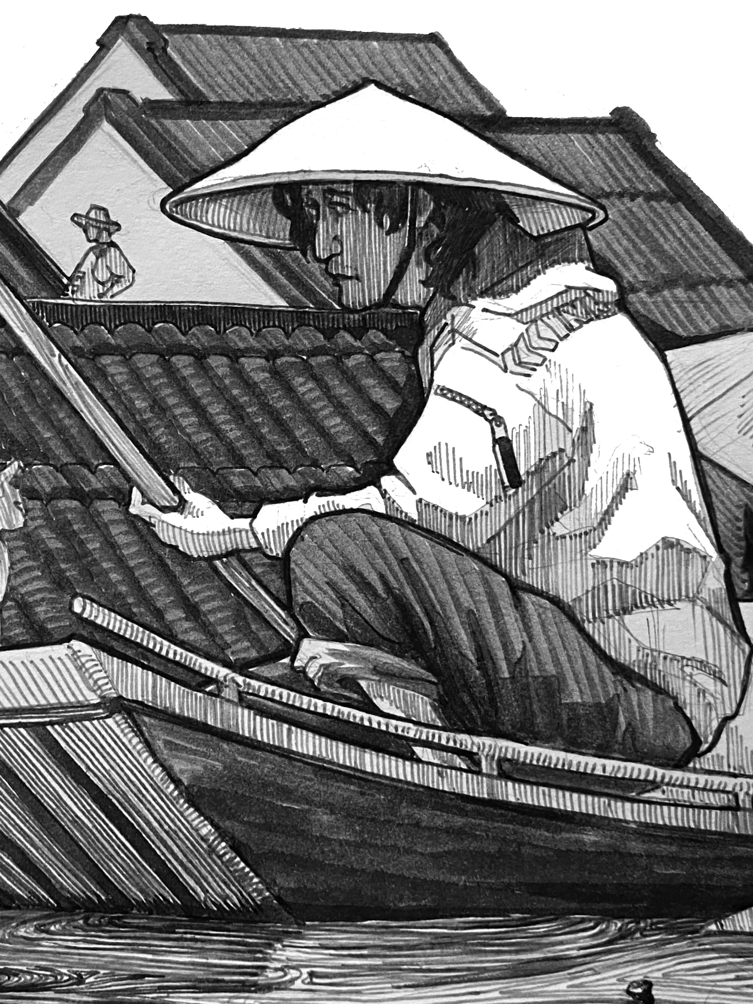 "Rescue" Inktober A4 (free shipping) product image (1)