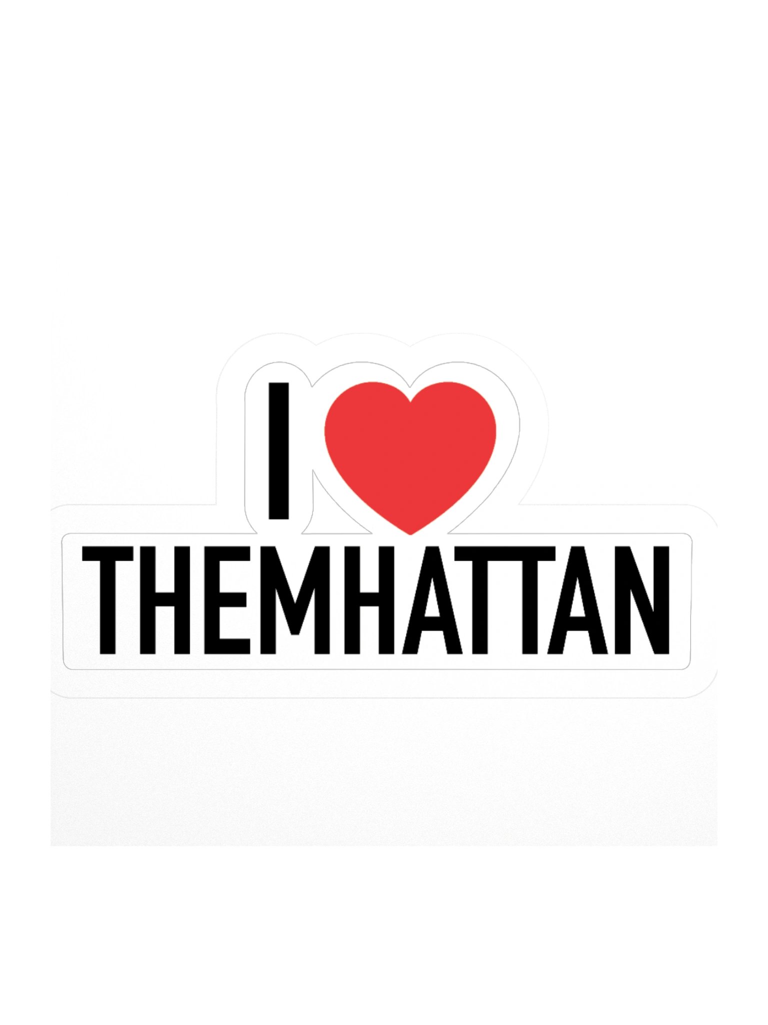 I ♥ THEMHATTAN Sticker (Cut-Out) product image (7)