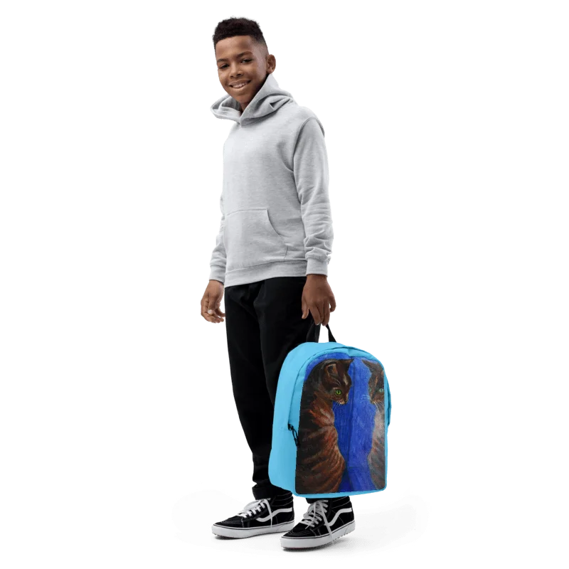 mirror cat painting backpack product image (12)