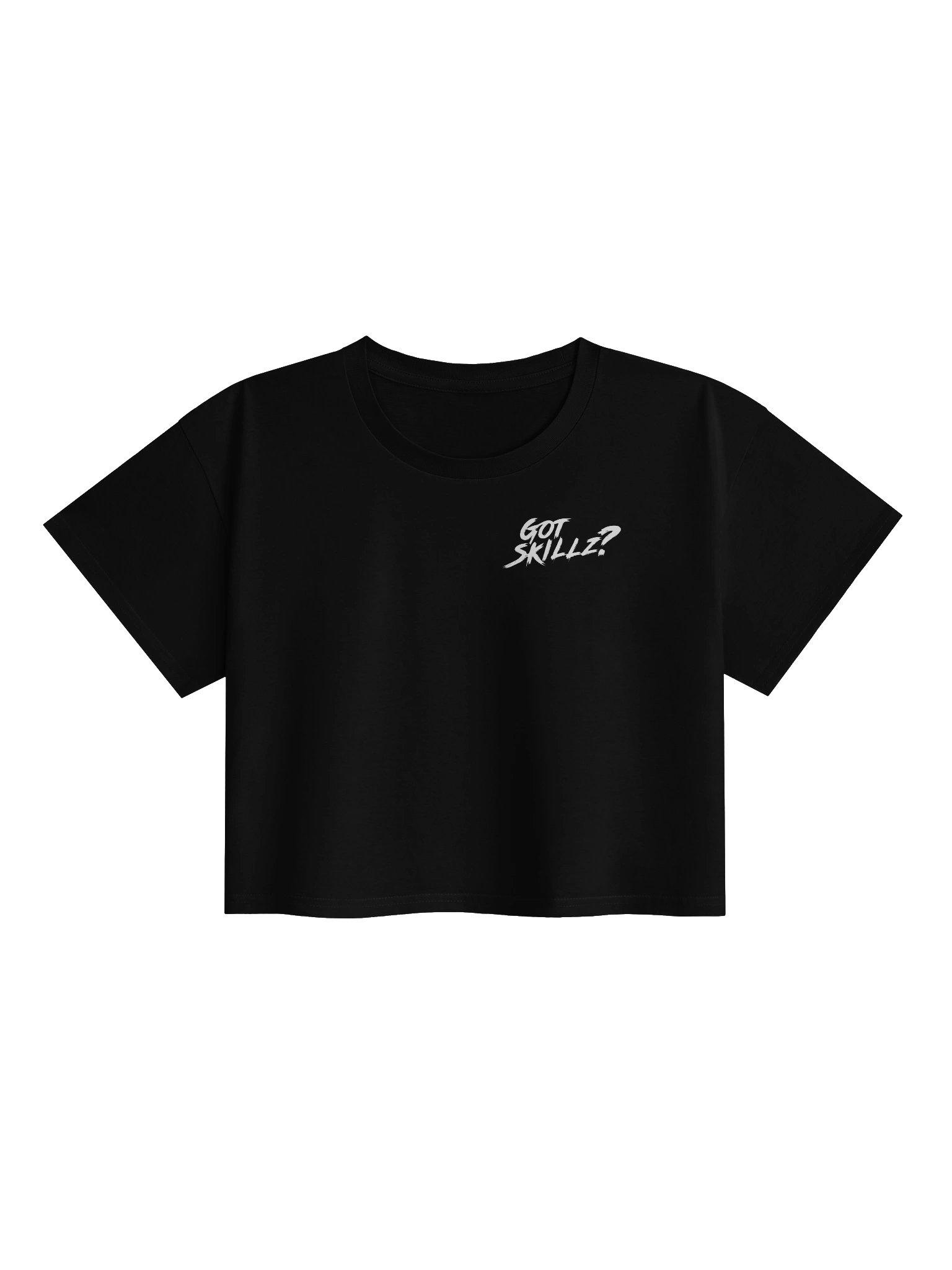 Women's Premium Crop Top (White Font) product image (1)
