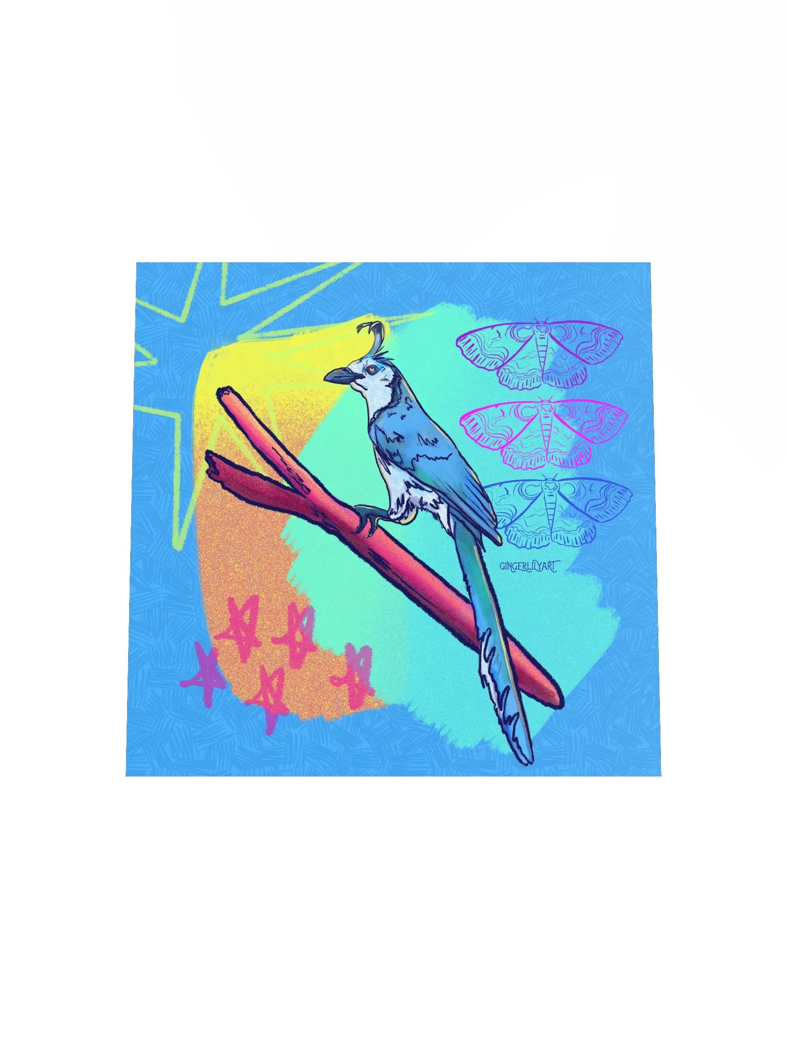 magpie jay print product image (15)
