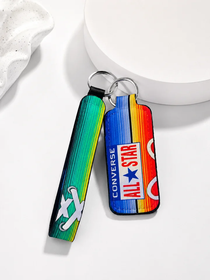 Multicolored Converse Lip Balm Keychain Holder product image (2)