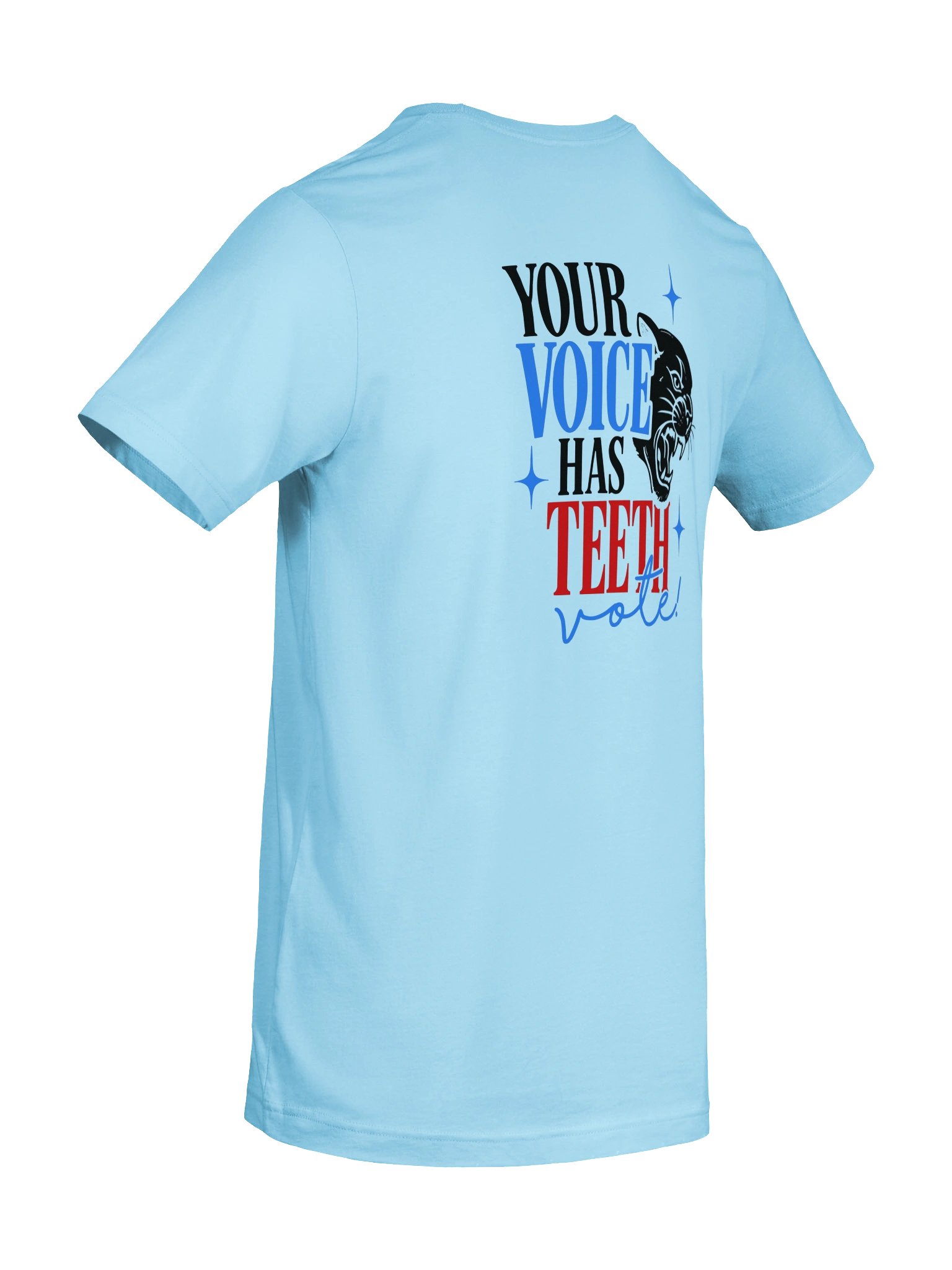 Your Voice Has Teeth Tee | Bella+Canvas product image (78)