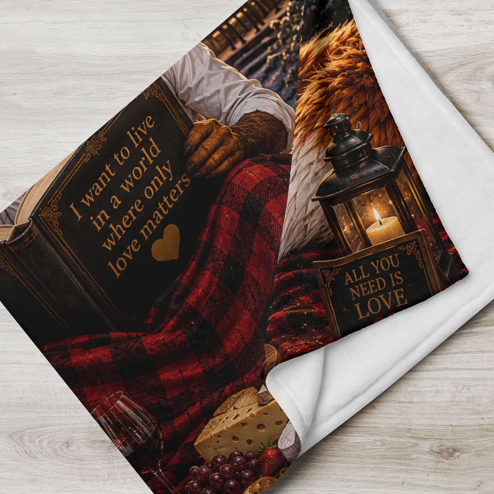 Sam & Oley Love Is Love Throw Blanket. product image (7)