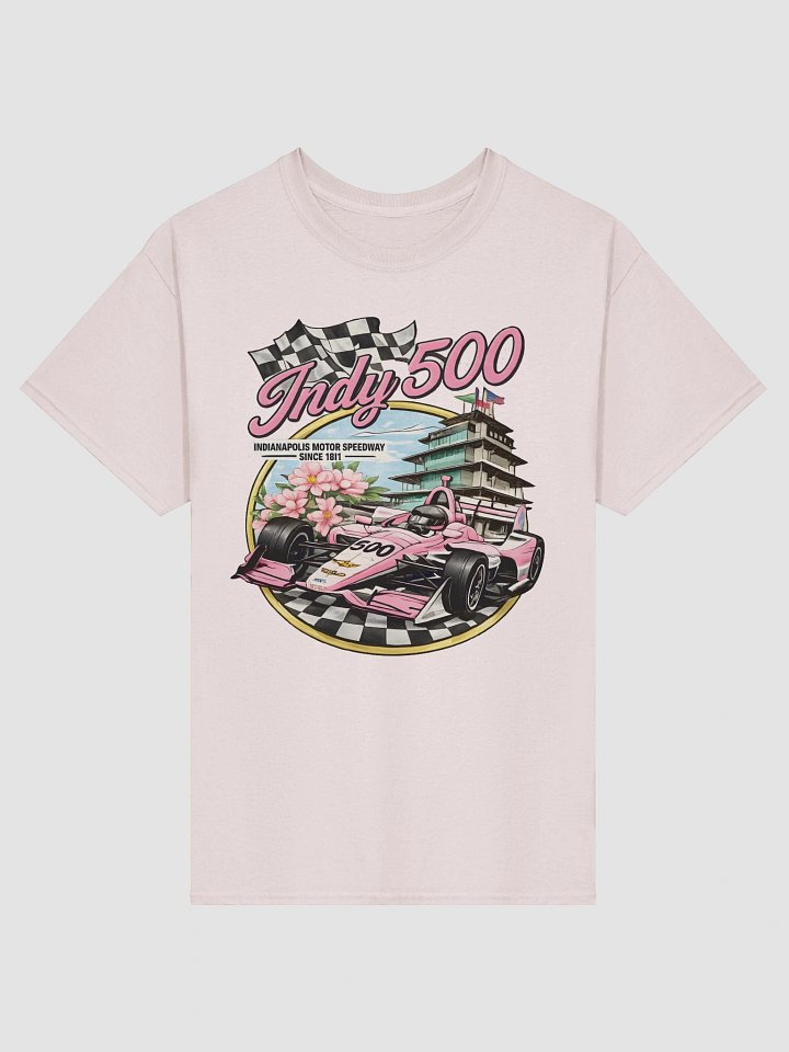 Vintage Pink Indy 500 Coquette Shirt - Indianapolis Motor Speedway 2026 Racing Flower Tee product image (2)