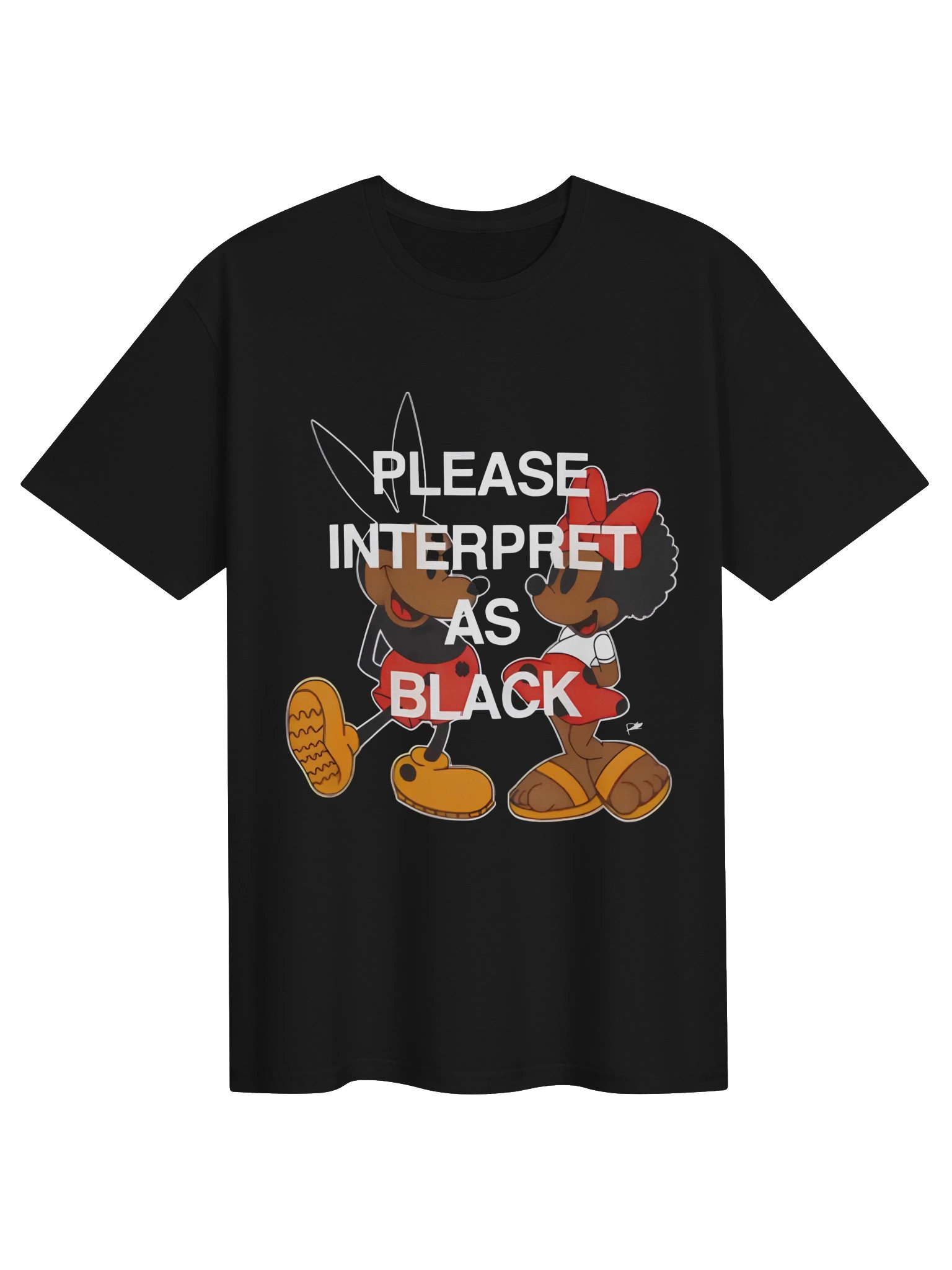 Please Interpret As Black Shirt product image (2)
