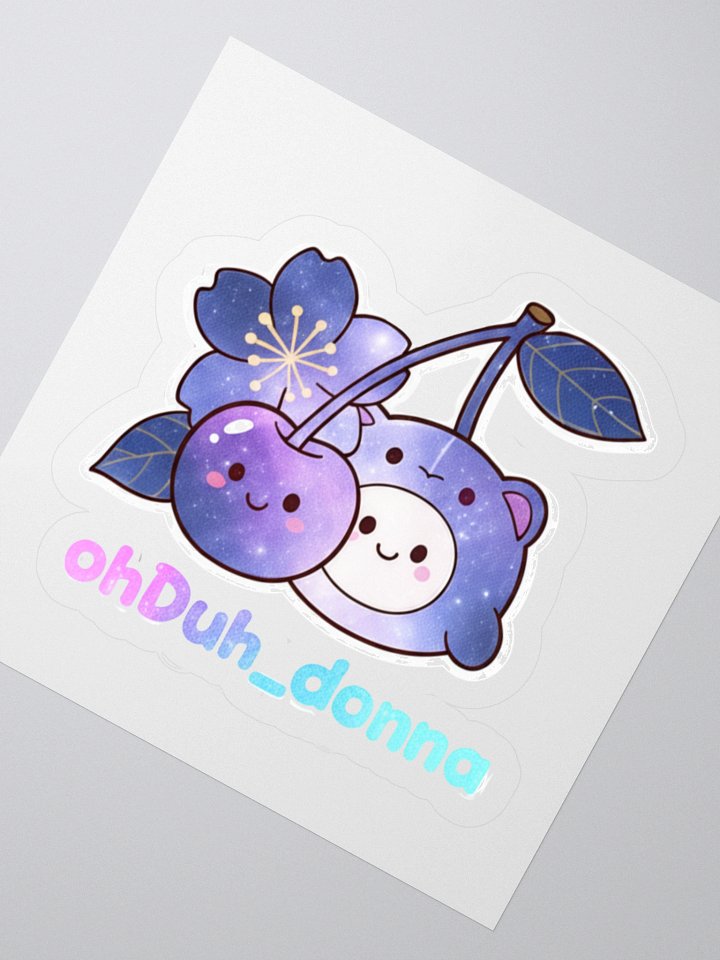 Galaxy Cherry Sakura Sticker product image (2)