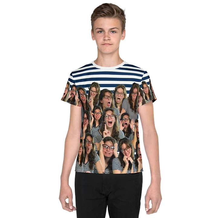 Homeschooler Crazy Faces Youth Unisex T-Shirt product image (1)