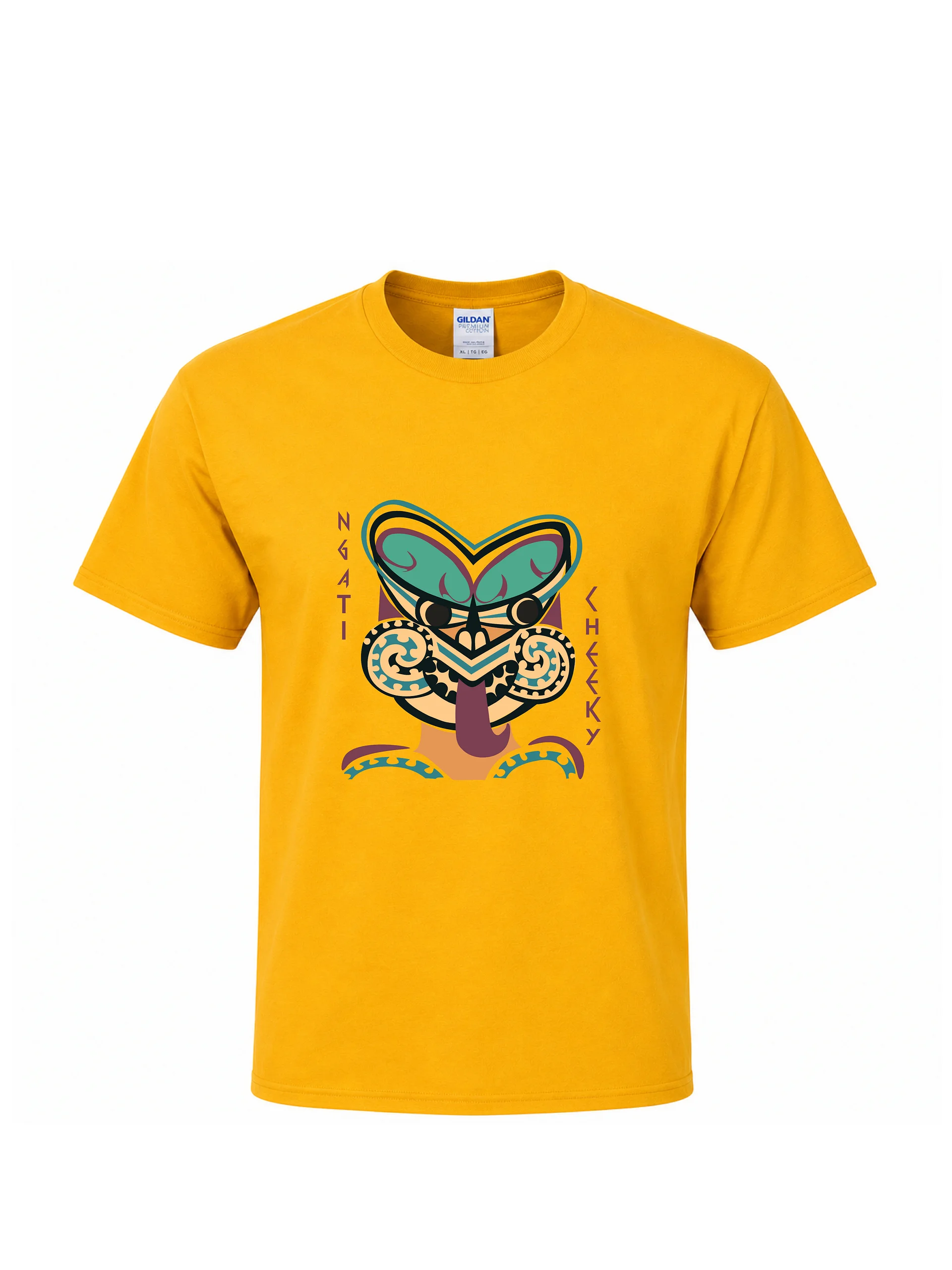 Ngāti Cheeky Yellow Tee product image (1)