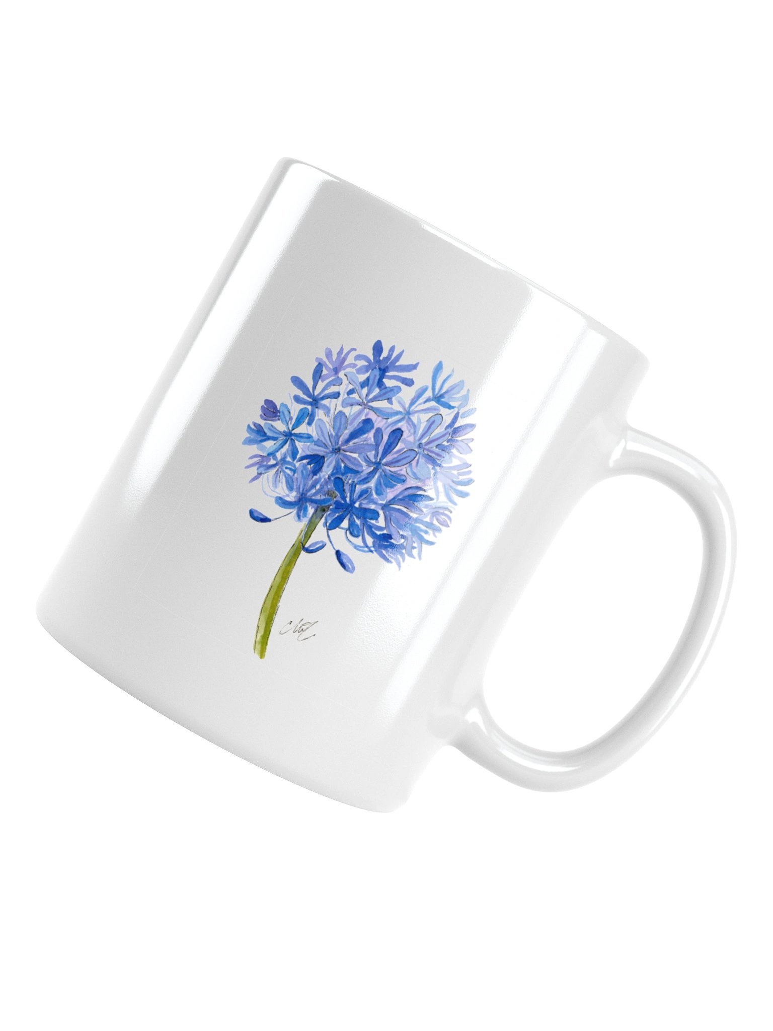 Blue Agapanthus Mug product image (11)
