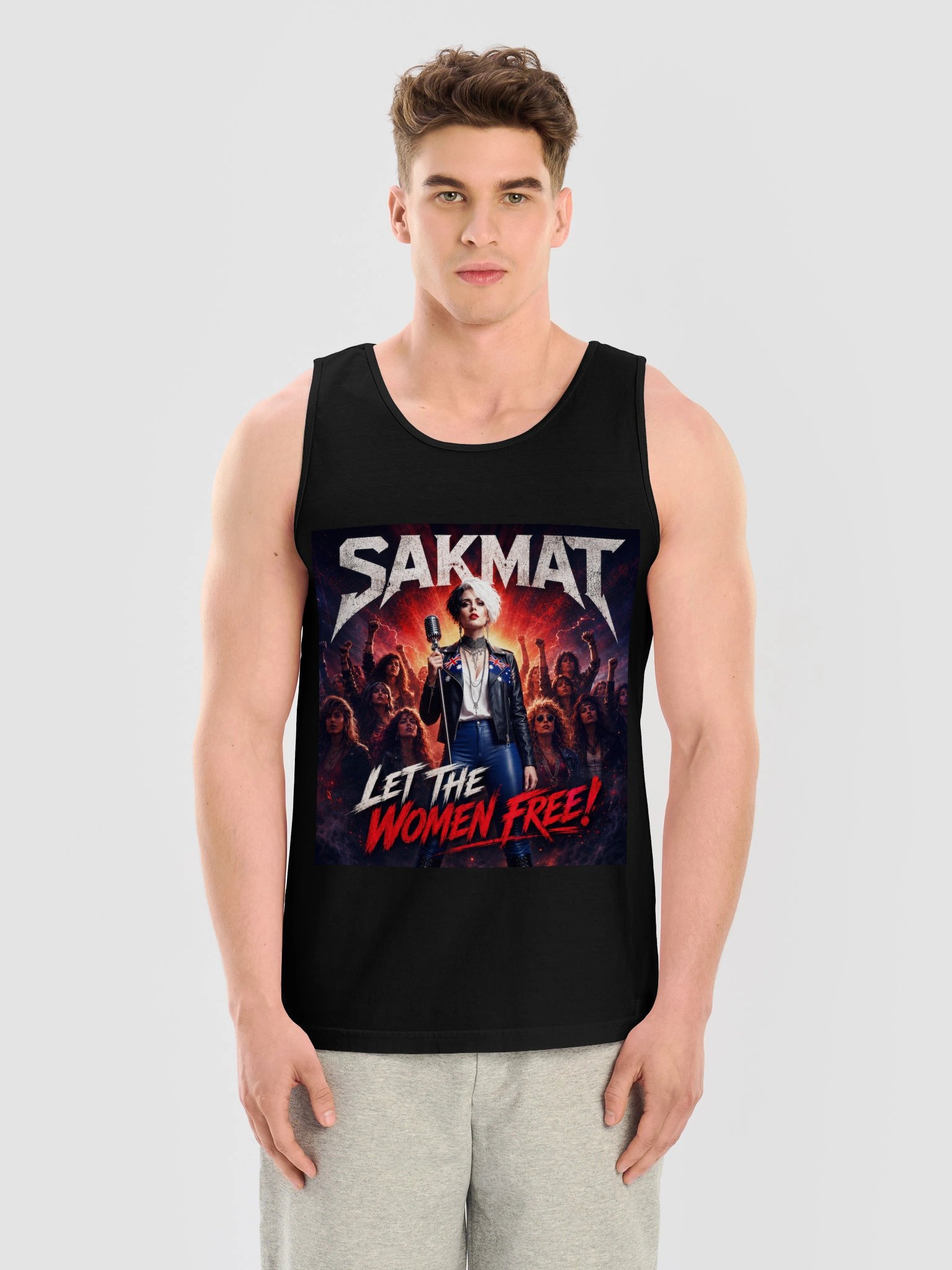 Let the Women Free Protest Graphic Tank product image (3)