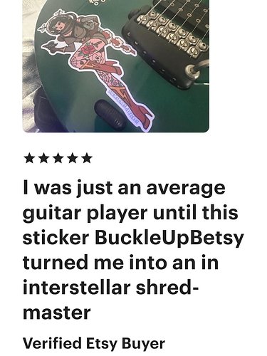 Thank you, Shred Master!! 😂 
We appreciate you 💜
Astro Vixen looks awesome on your amazing guitar!