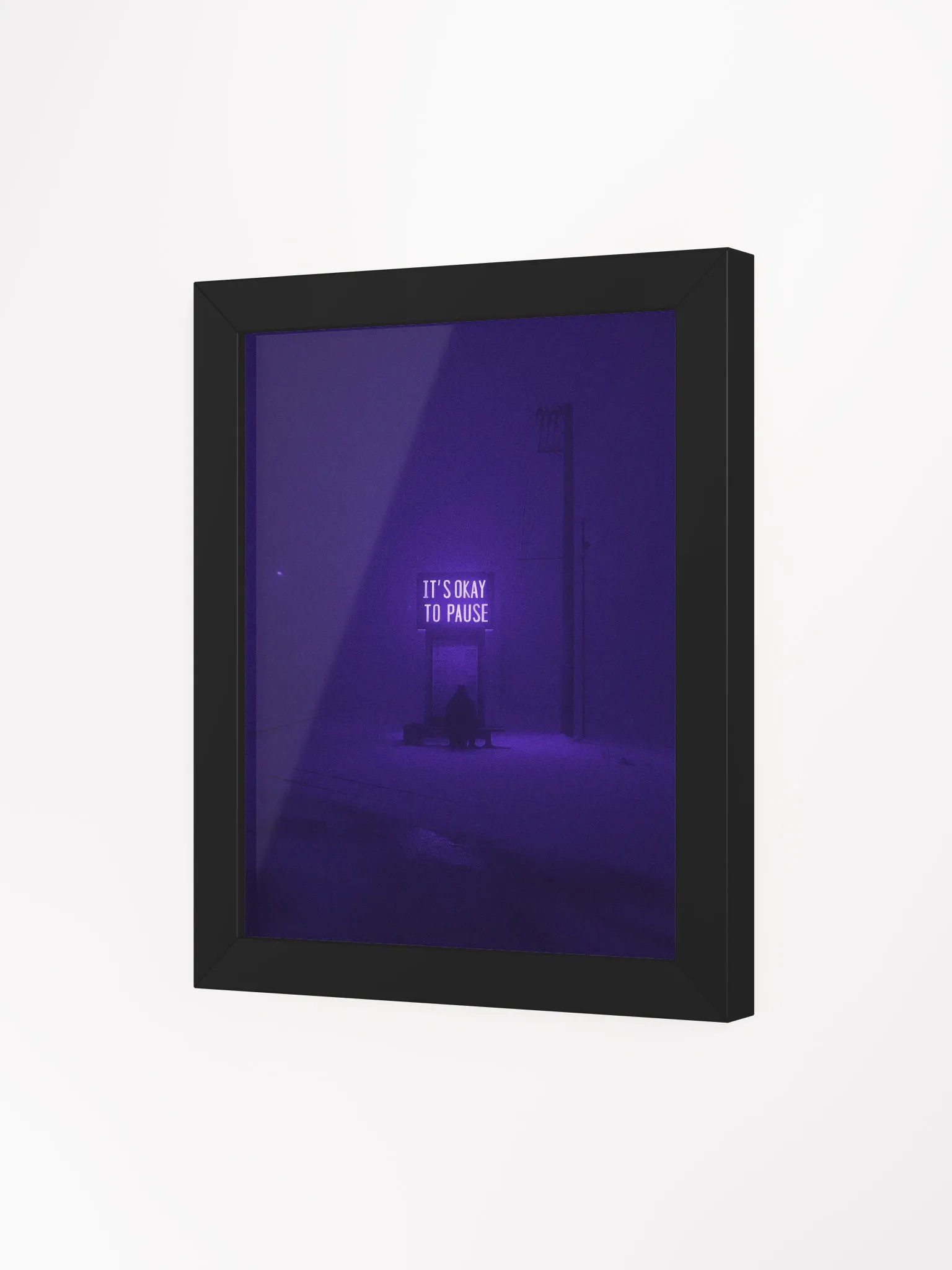 "Its okay to pause" Framed Poster product image (3)