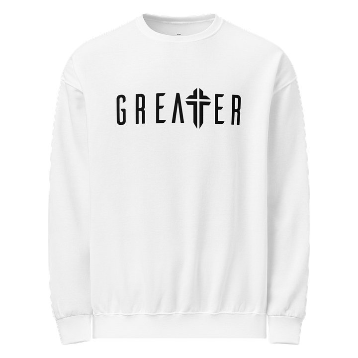 Greater White Unisex Crew Sweatshirt product image (1)