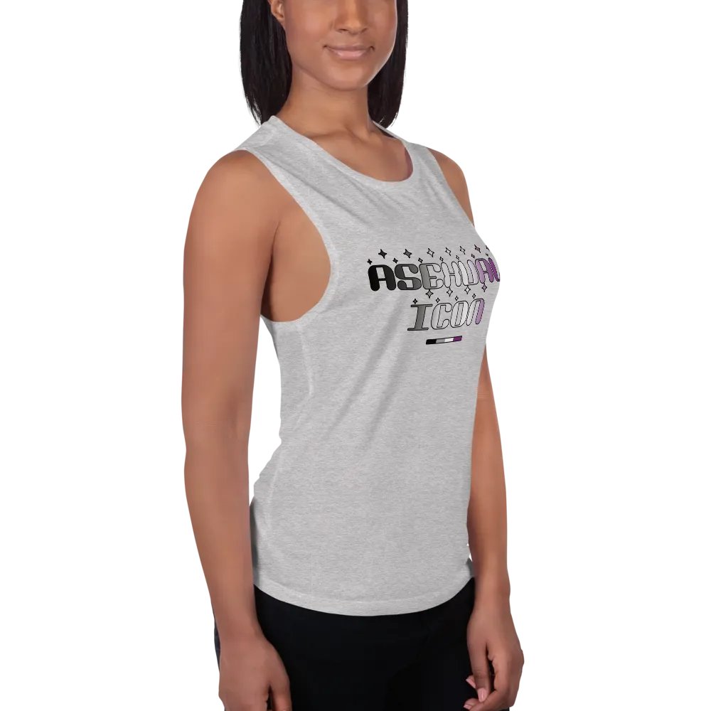 Asexual Icon Women's Flowy Muscle Tank product image (51)