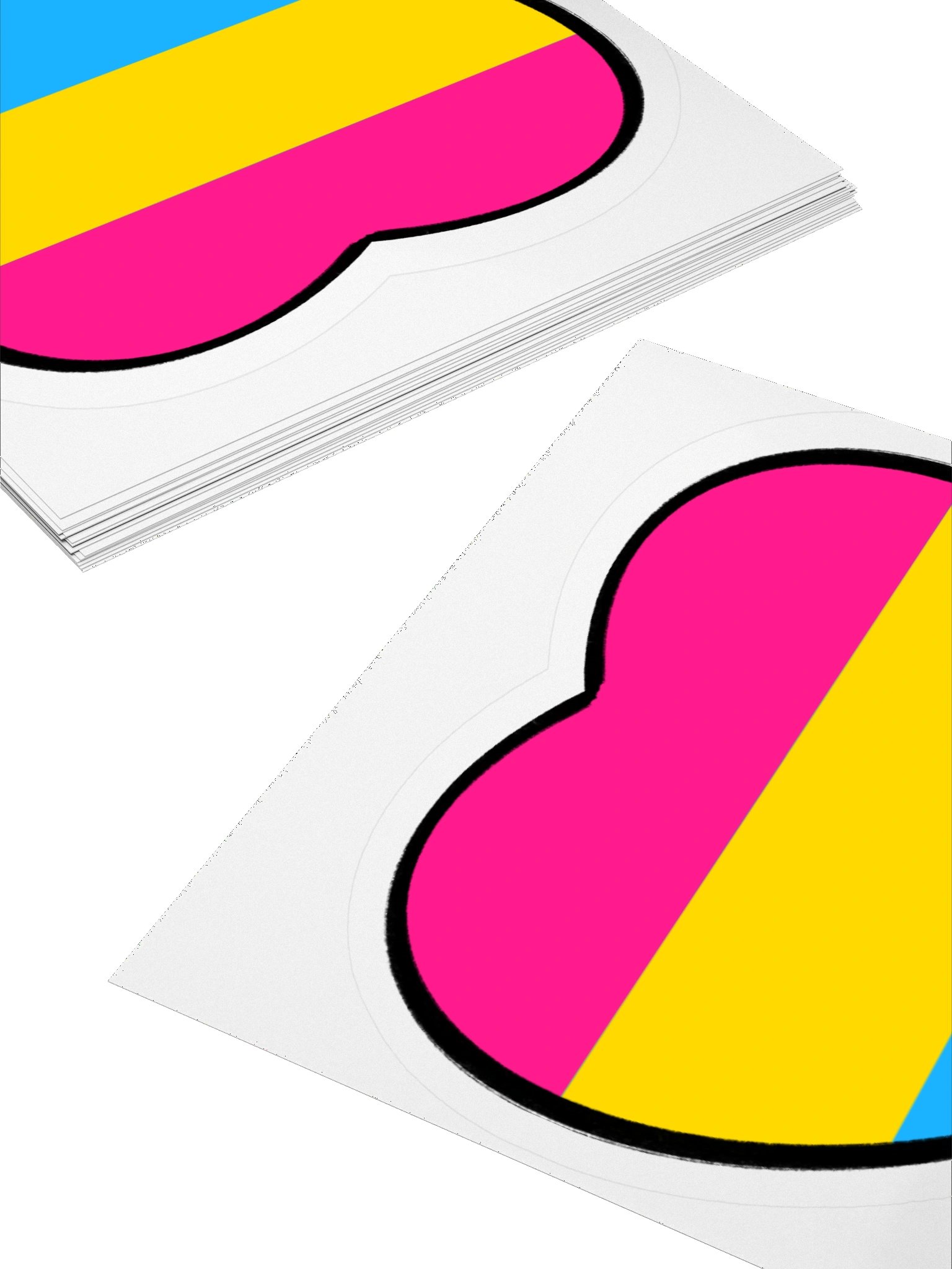 Pan Pride Heart Sticker product image (11)