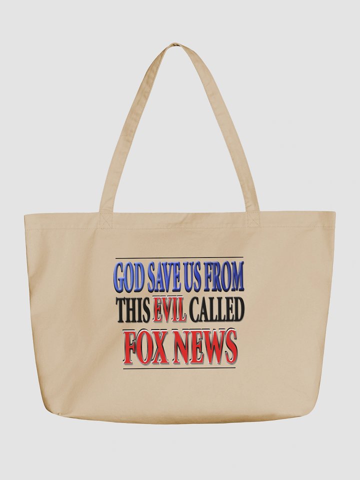 God Save Us From This Evil Called Fox News - Eco-Friendly Tote Bag product image (2)